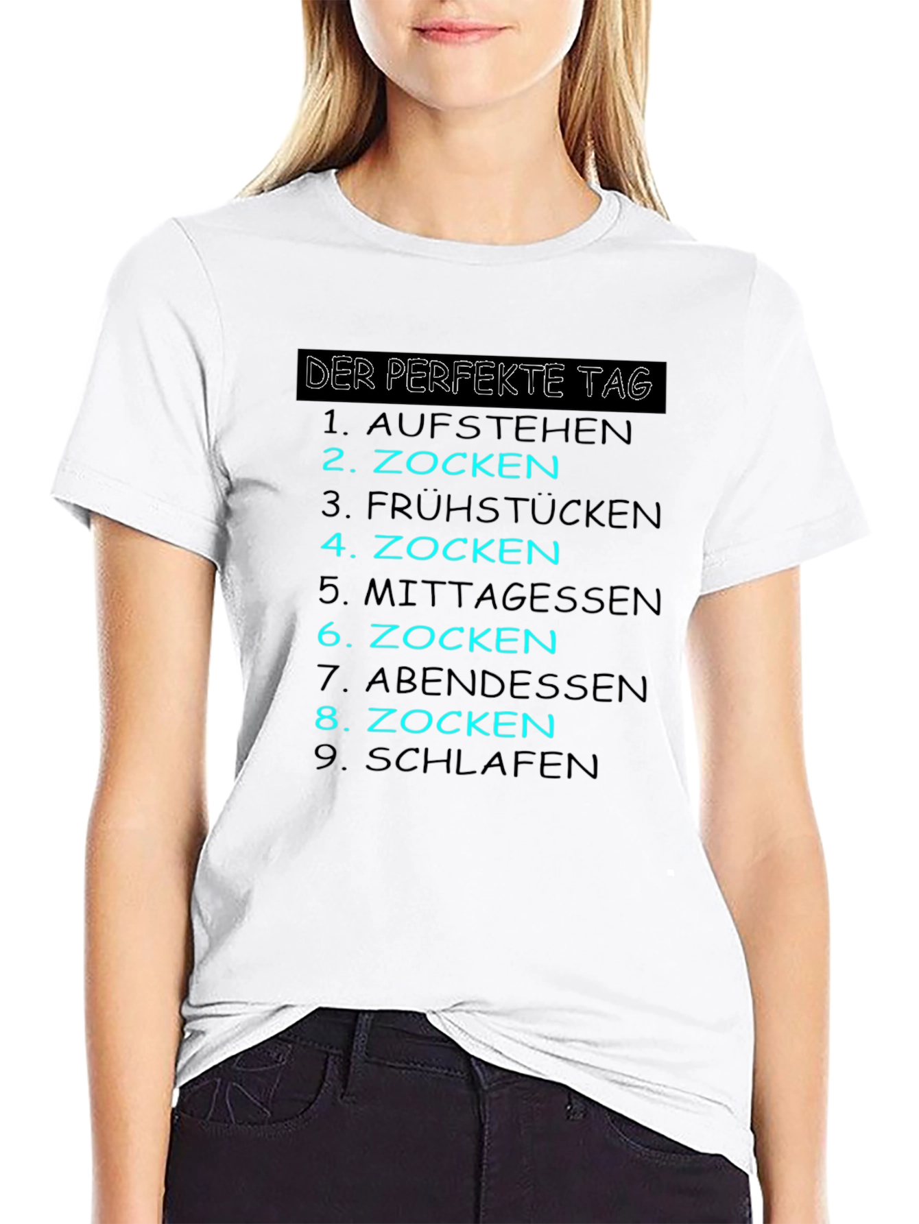 Gamers Perfect Day Black T-Shirt