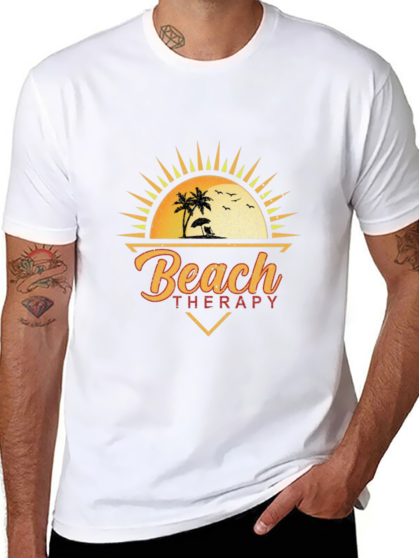 Beach Therapy Graphic T-Shirt
