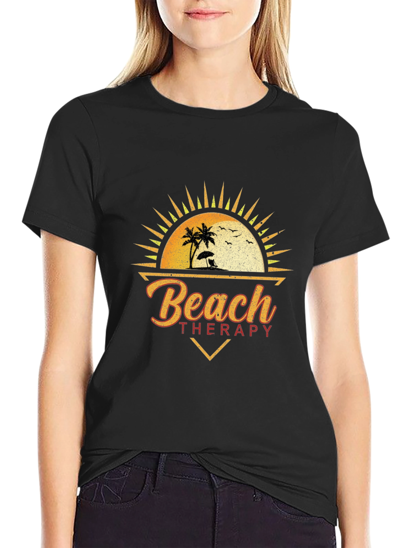 Beach Therapy Graphic T-Shirt