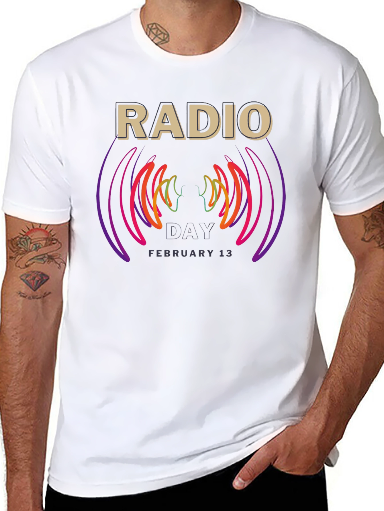 Radio Day T-Shirt - February 13th