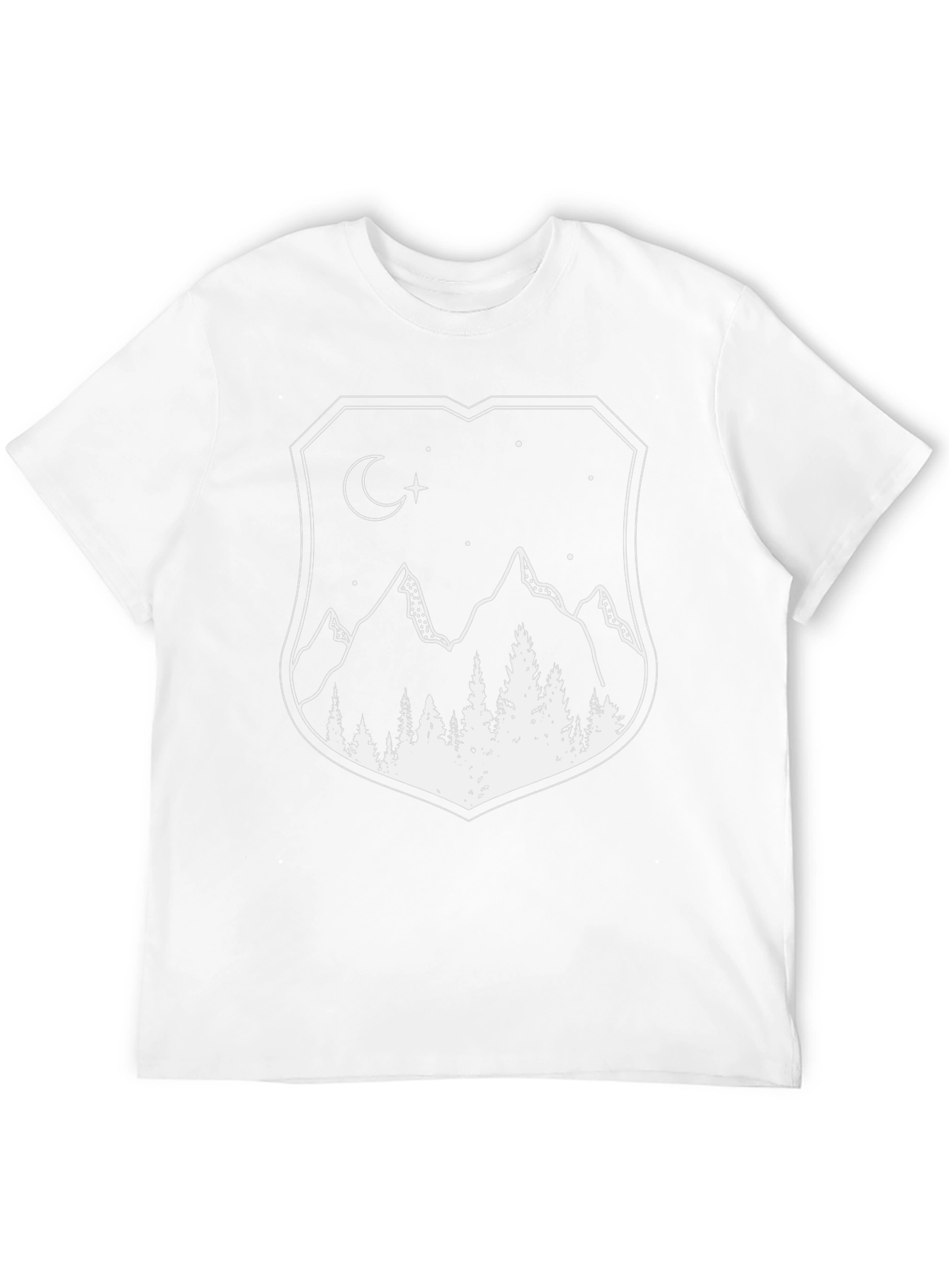Mountainscape Graphic Tee - Black