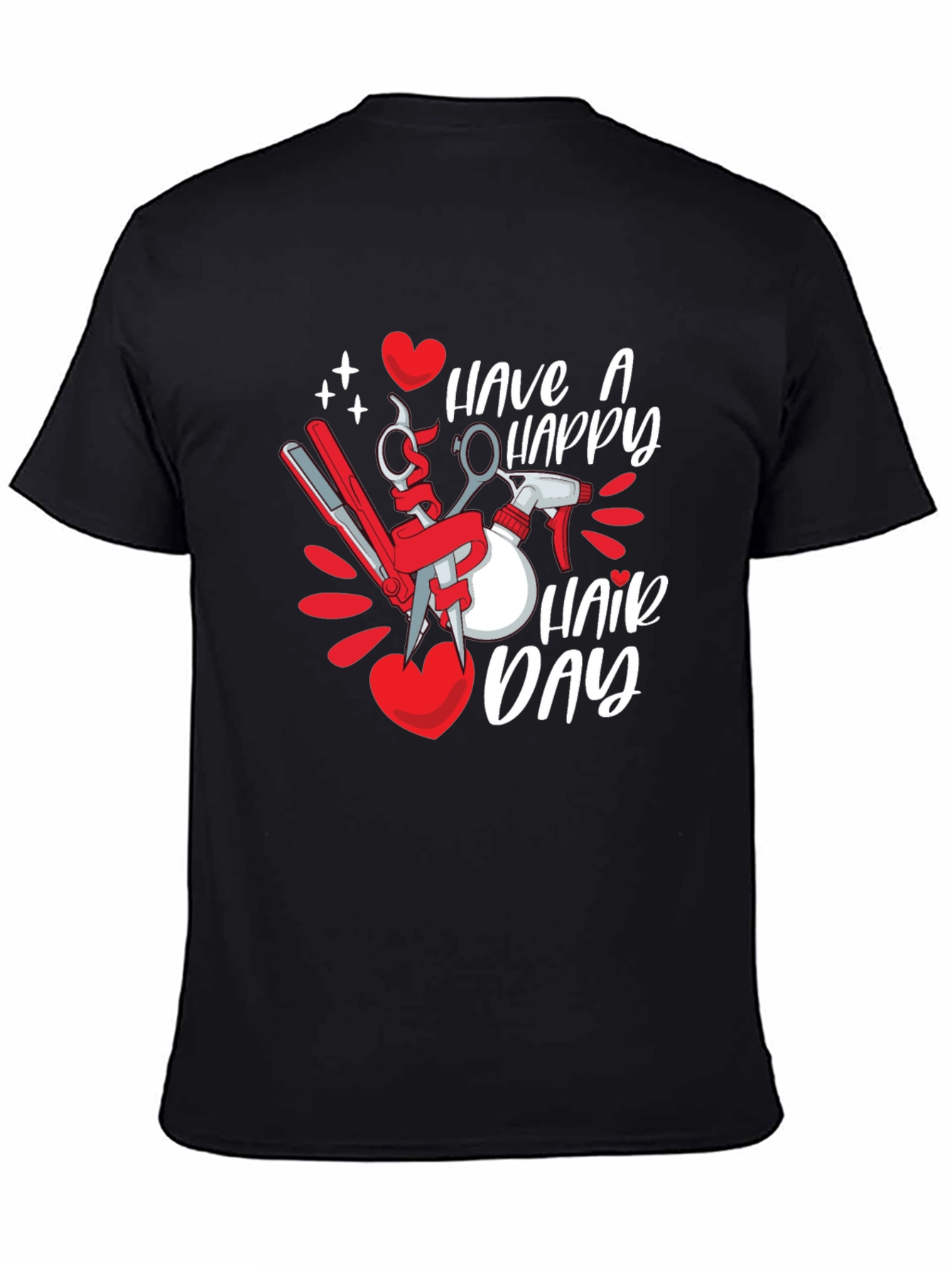 Happy Hair Day T-Shirt - Barber Tee