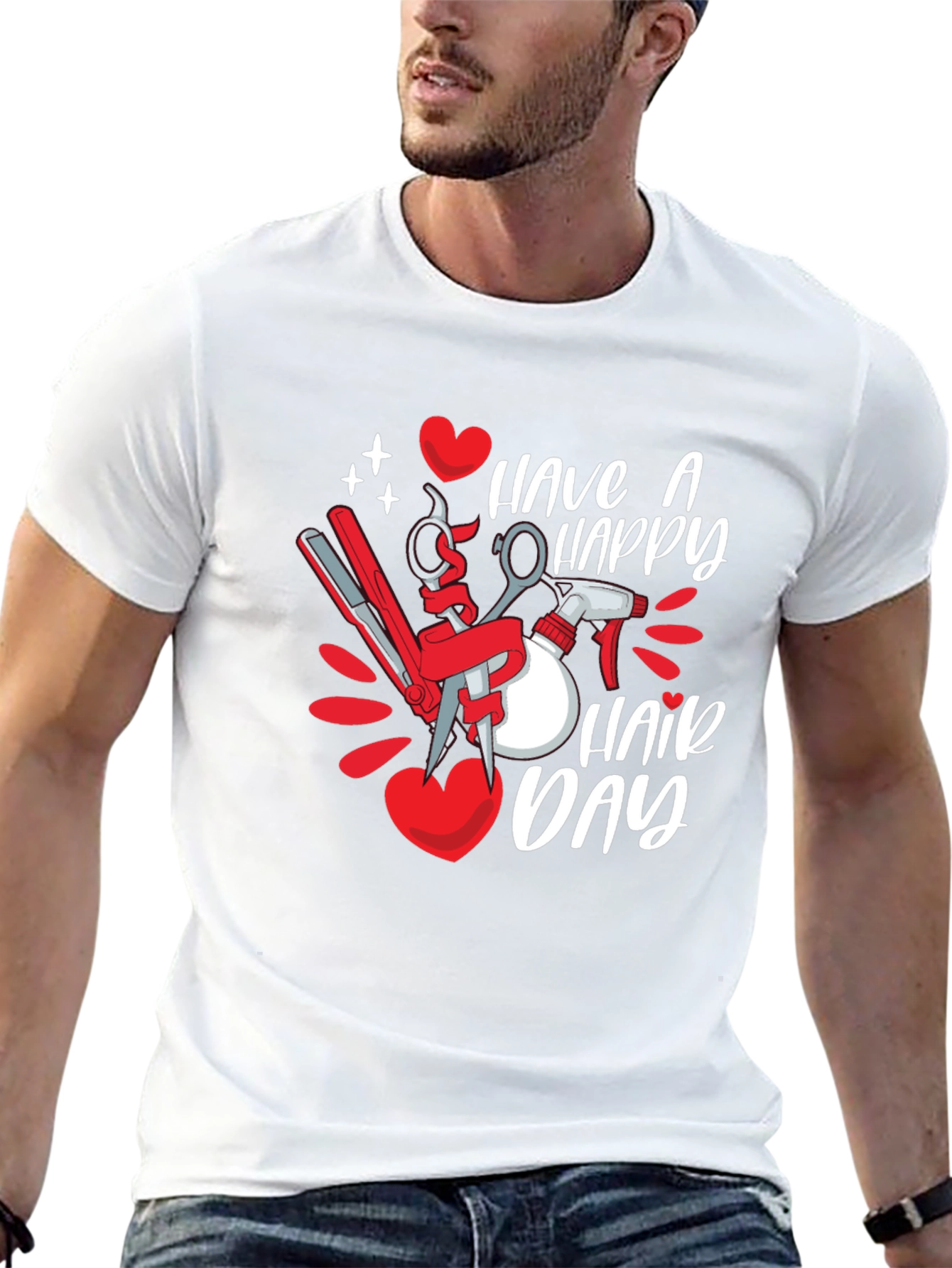 Happy Hair Day T-Shirt - Barber Tee