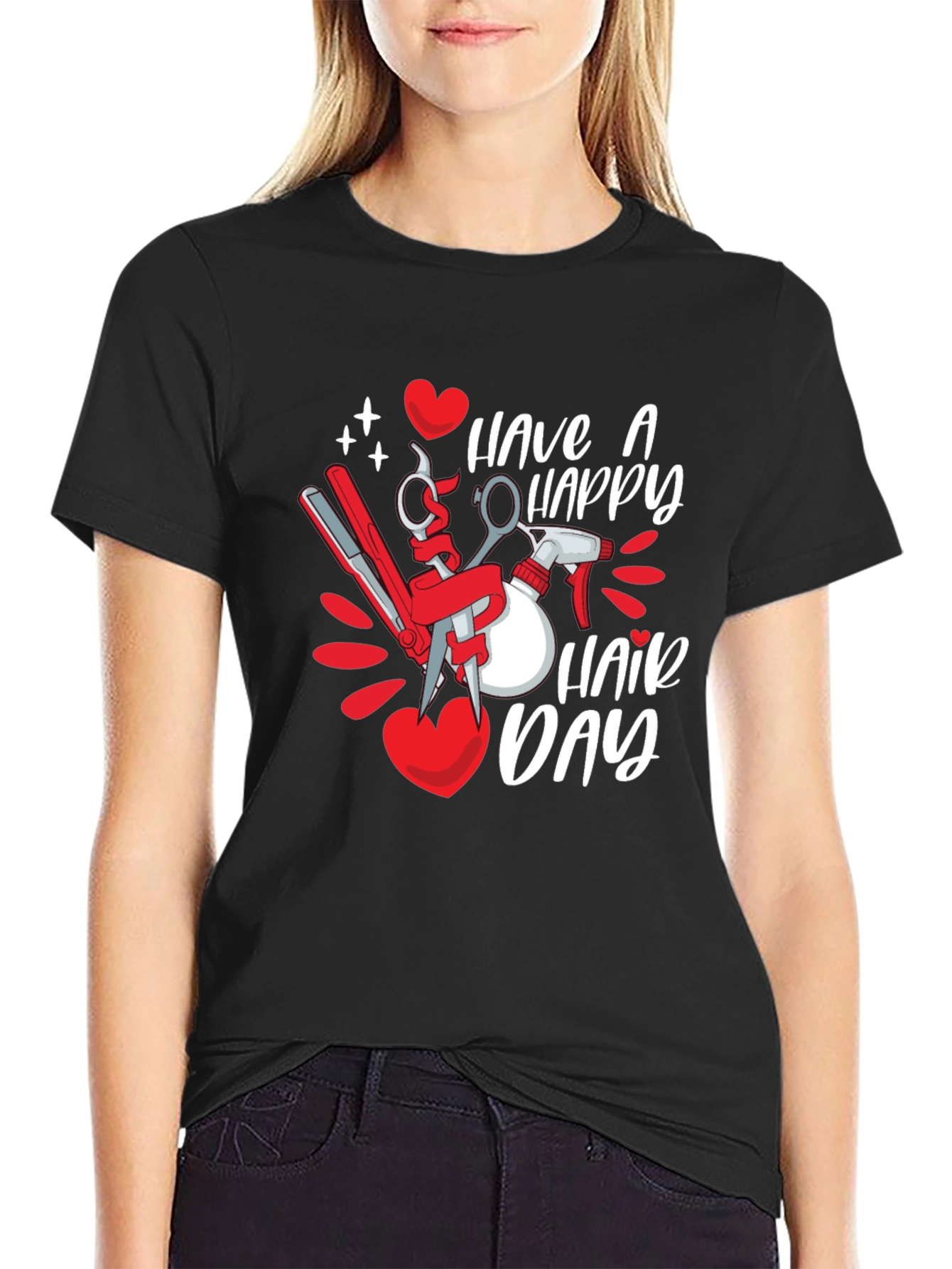 Happy Hair Day T-Shirt - Barber Tee