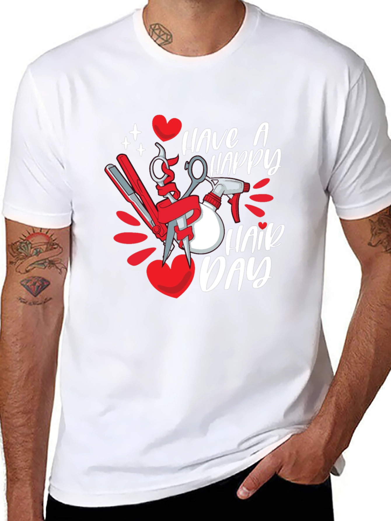 Happy Hair Day T-Shirt - Barber Tee