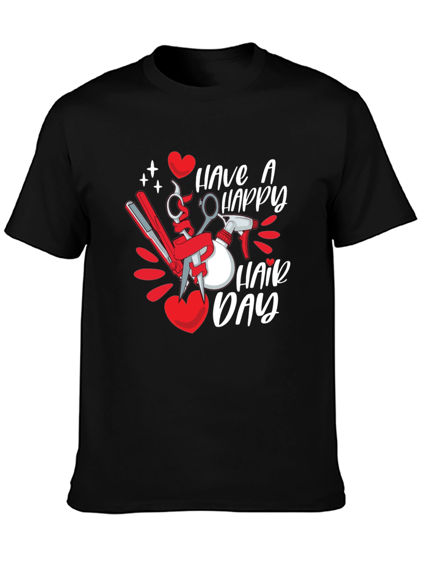 Happy Hair Day T-Shirt - Barber Tee