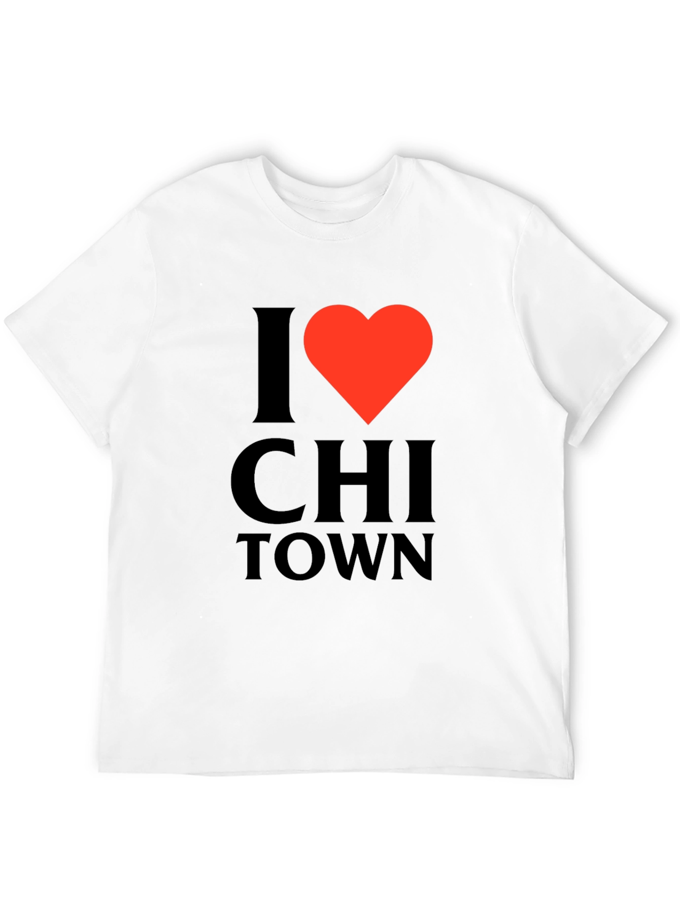 I Heart Chi Town Black T-Shirt