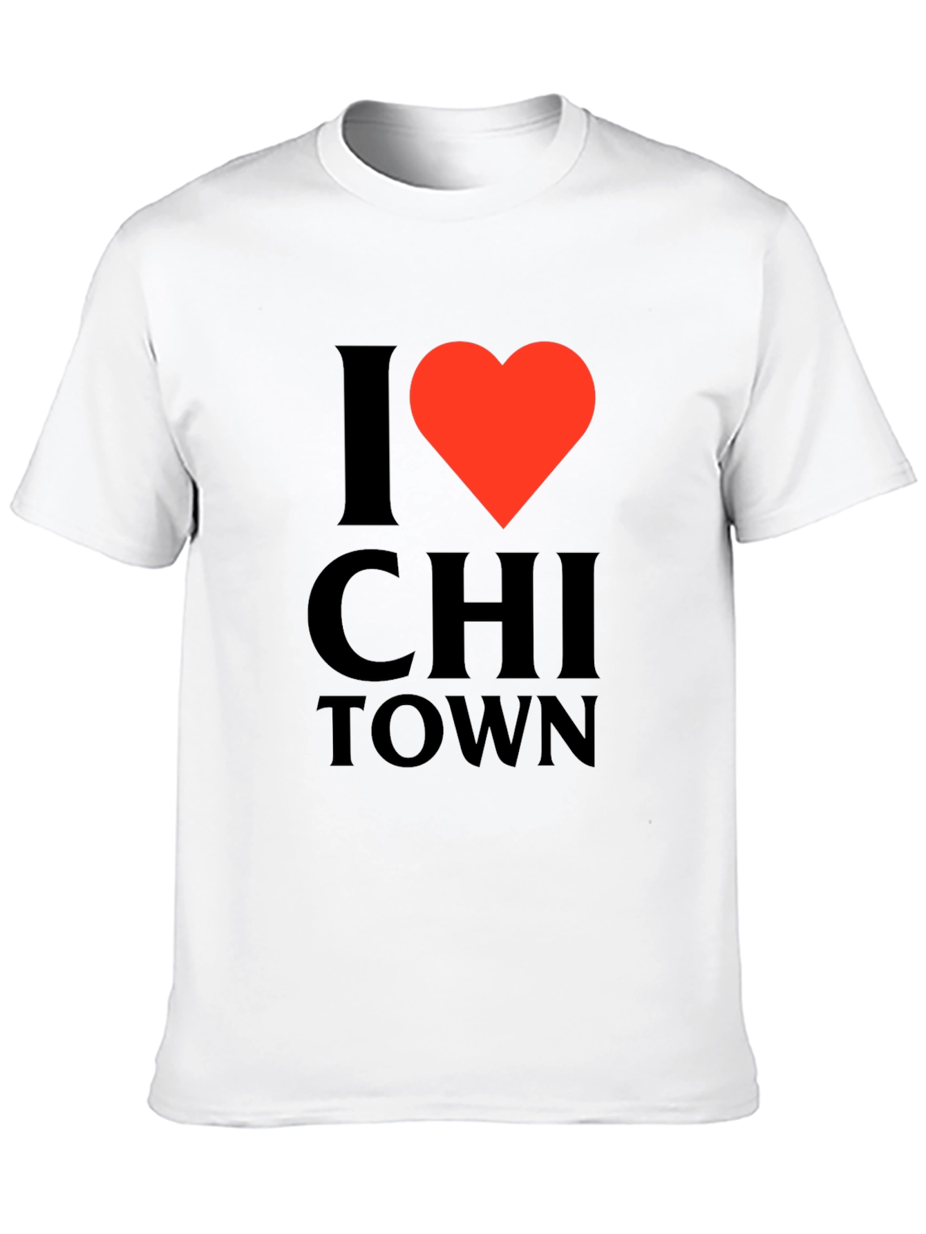 I Heart Chi Town Black T-Shirt