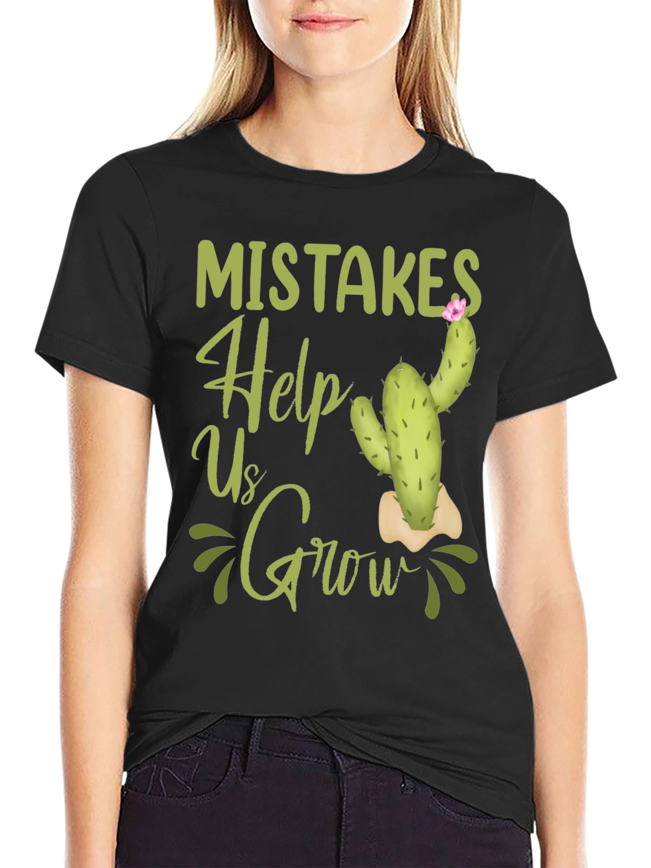 Mistakes Help Us Grow Graphic T-Shirt