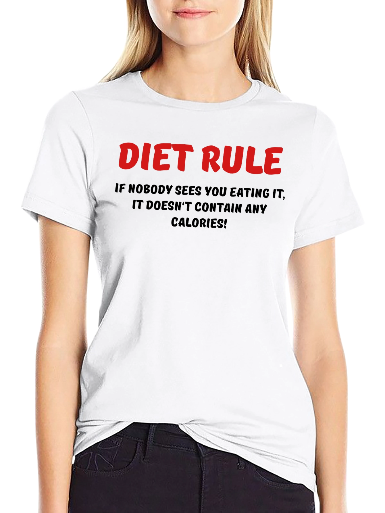 Diet Rule T-Shirt - Funny Calorie Counting Tee
