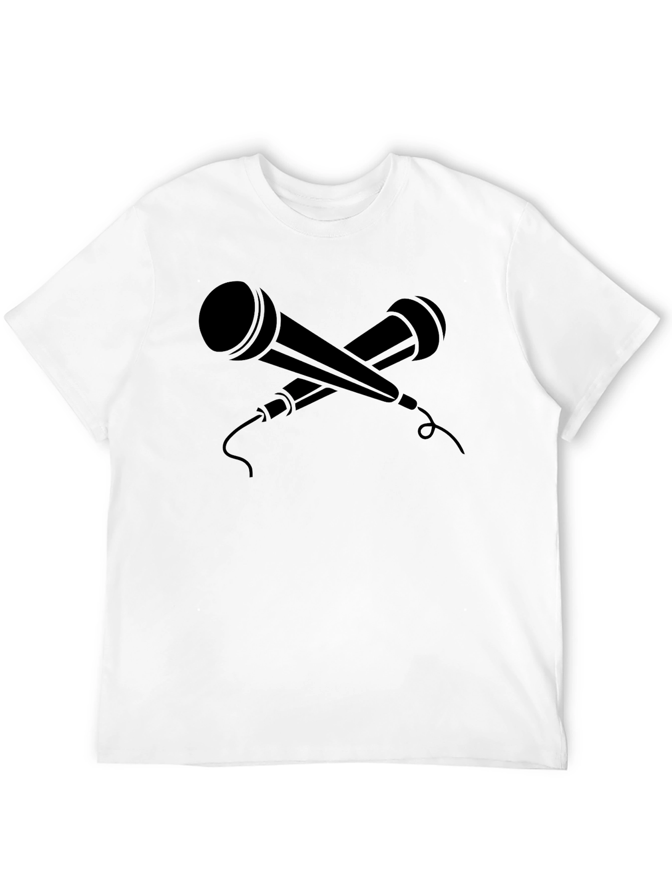 Mic Drop Graphic Tee - Mens Black T-Shirt