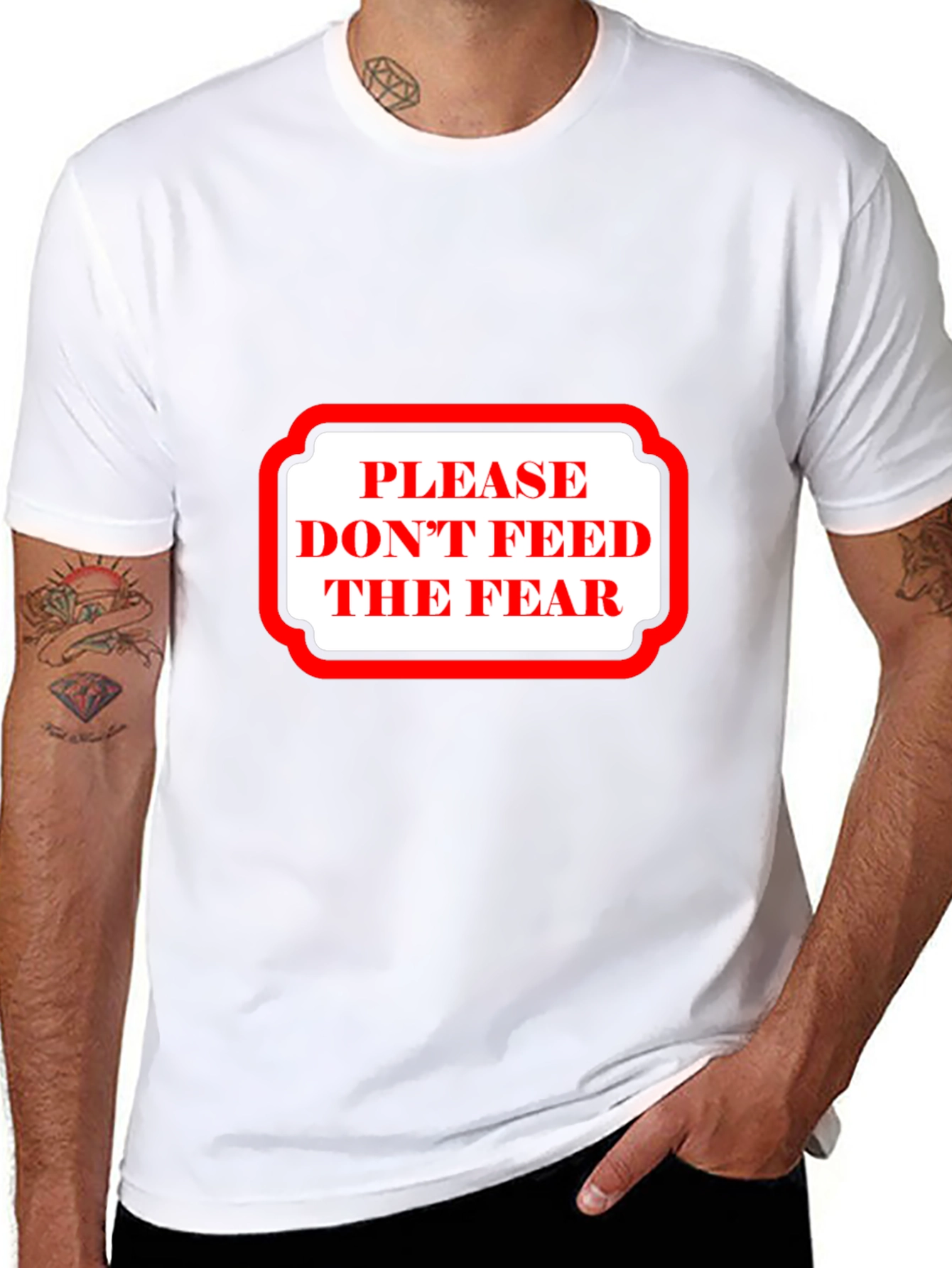 Dont Feed The Fear Graphic Tee