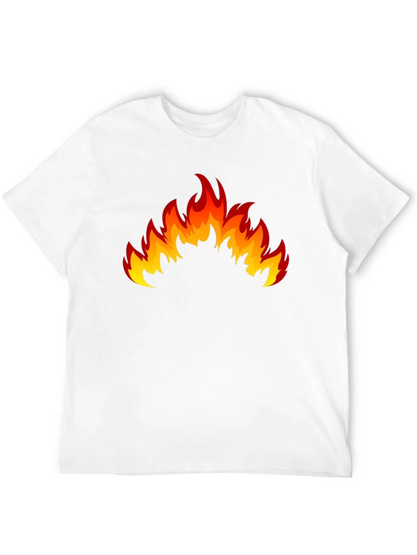 Flaming Hot Black Graphic T-Shirt