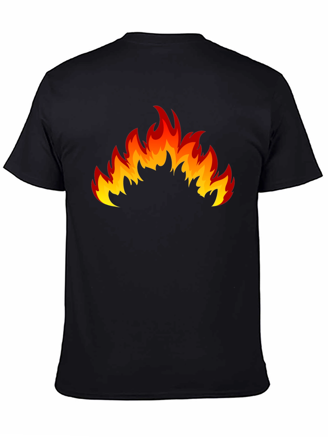 Flaming Hot Black Graphic T-Shirt