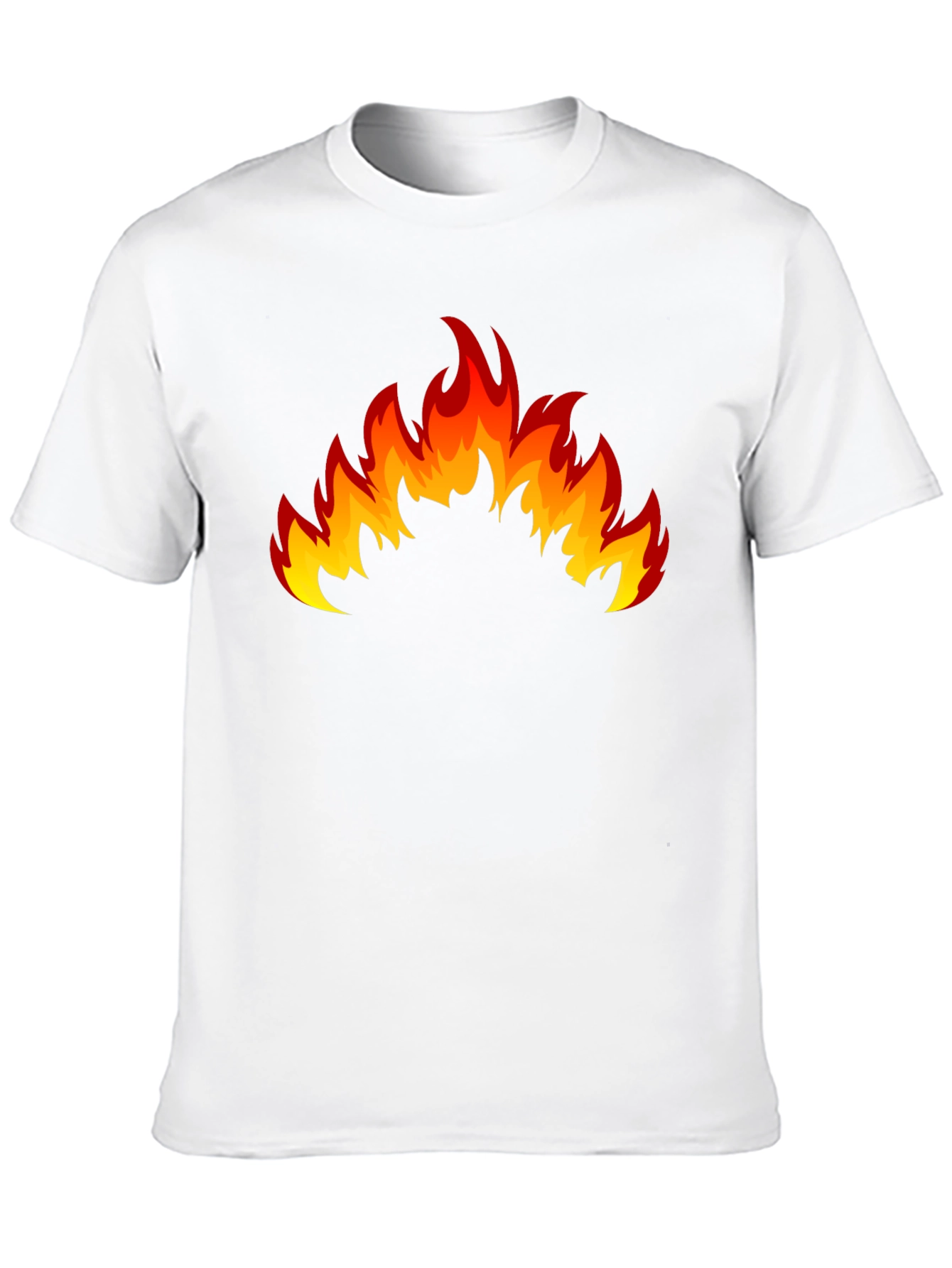 Flaming Hot Black Graphic T-Shirt