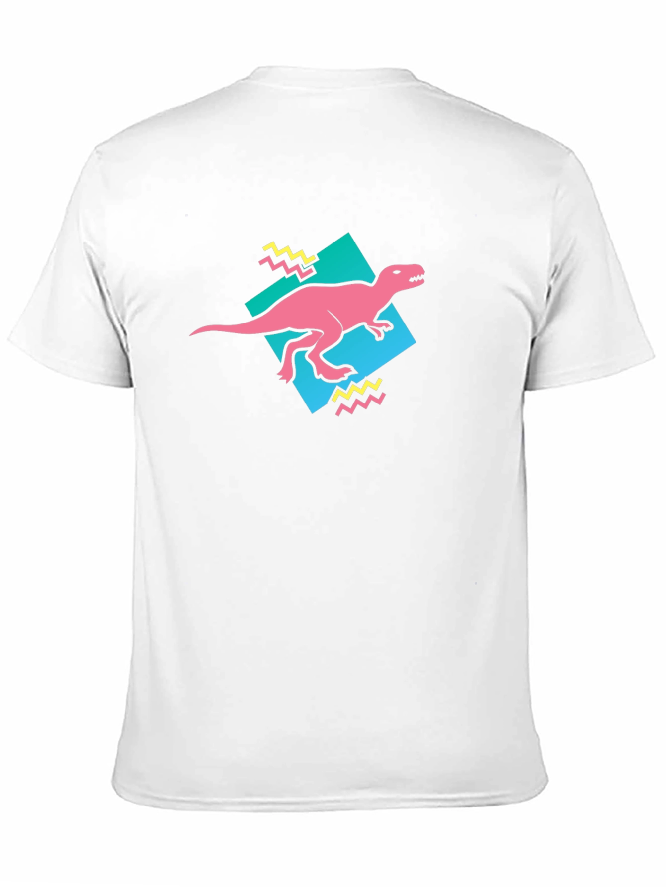 Retro Dinosaur Graphic Tee - Black