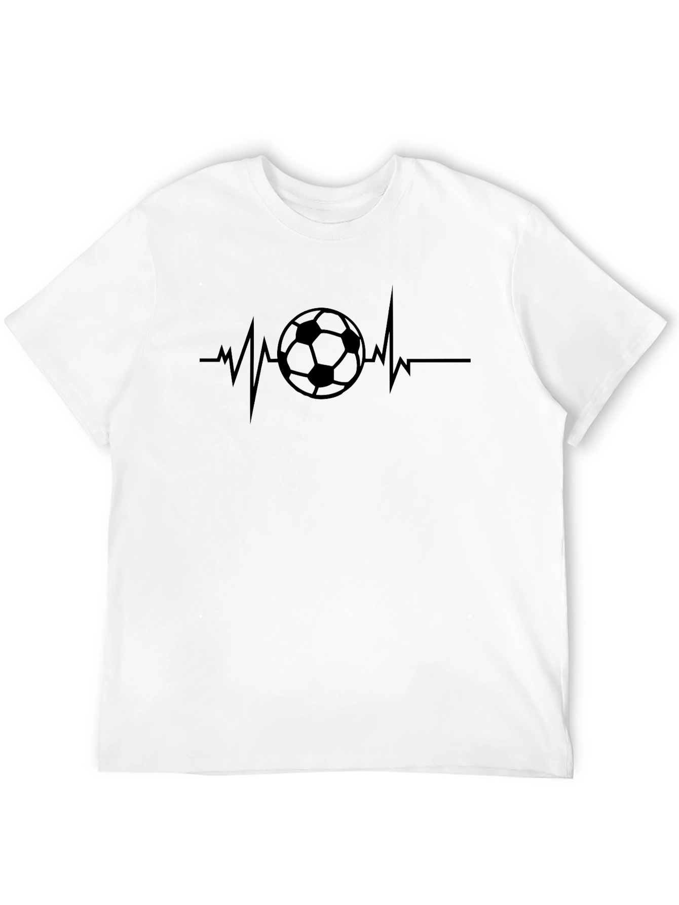 Soccer Heartbeat Graphic T-Shirt