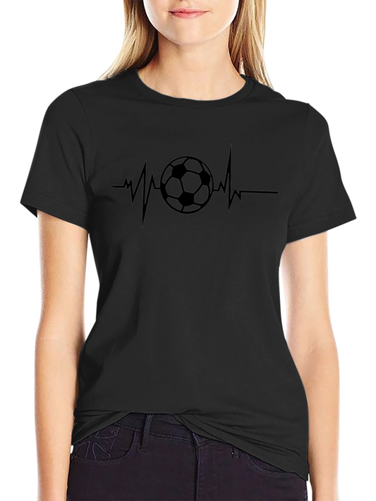 Soccer Heartbeat Graphic T-Shirt