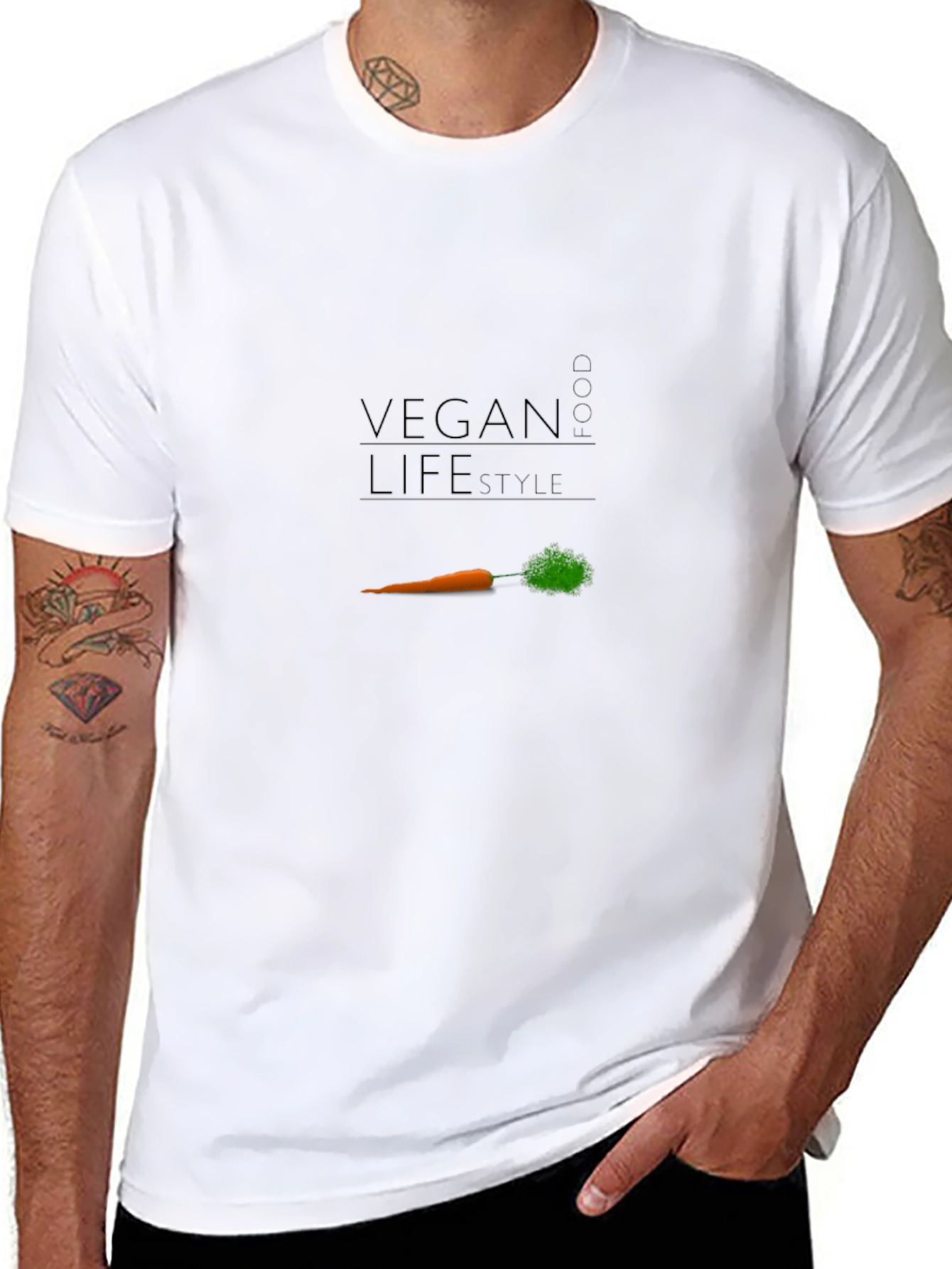 Vegan Lifestyle Carrot T-Shirt