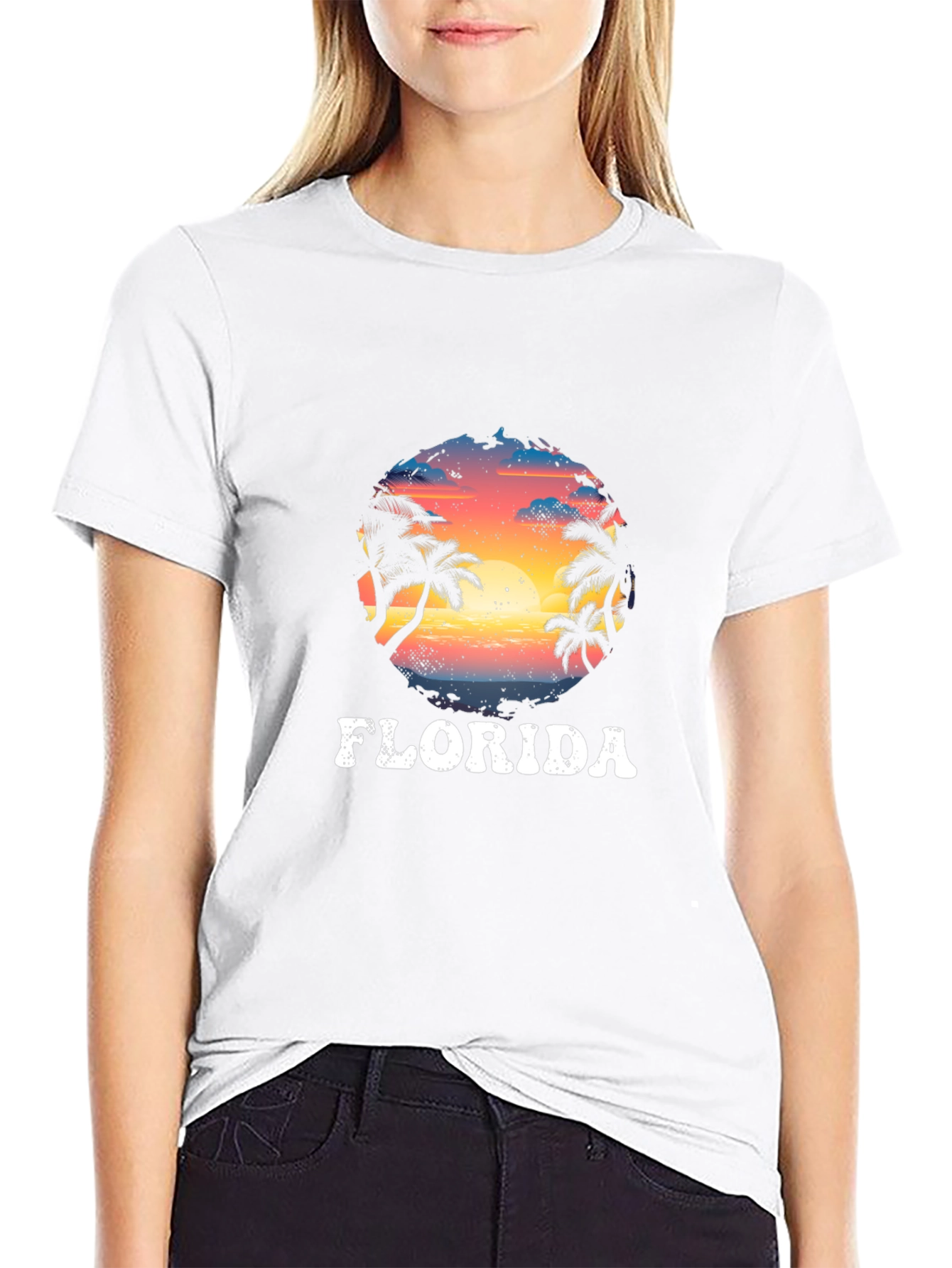 Florida Sunset Graphic T-Shirt
