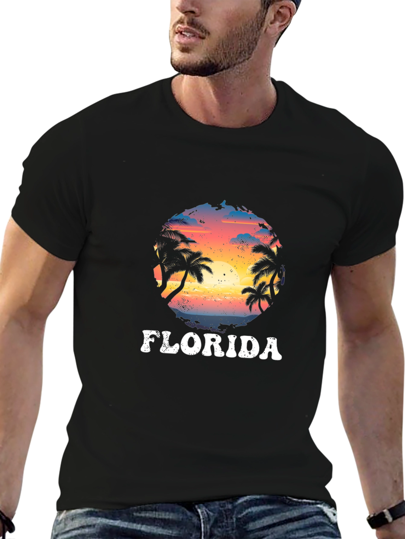 Florida Sunset Graphic T-Shirt