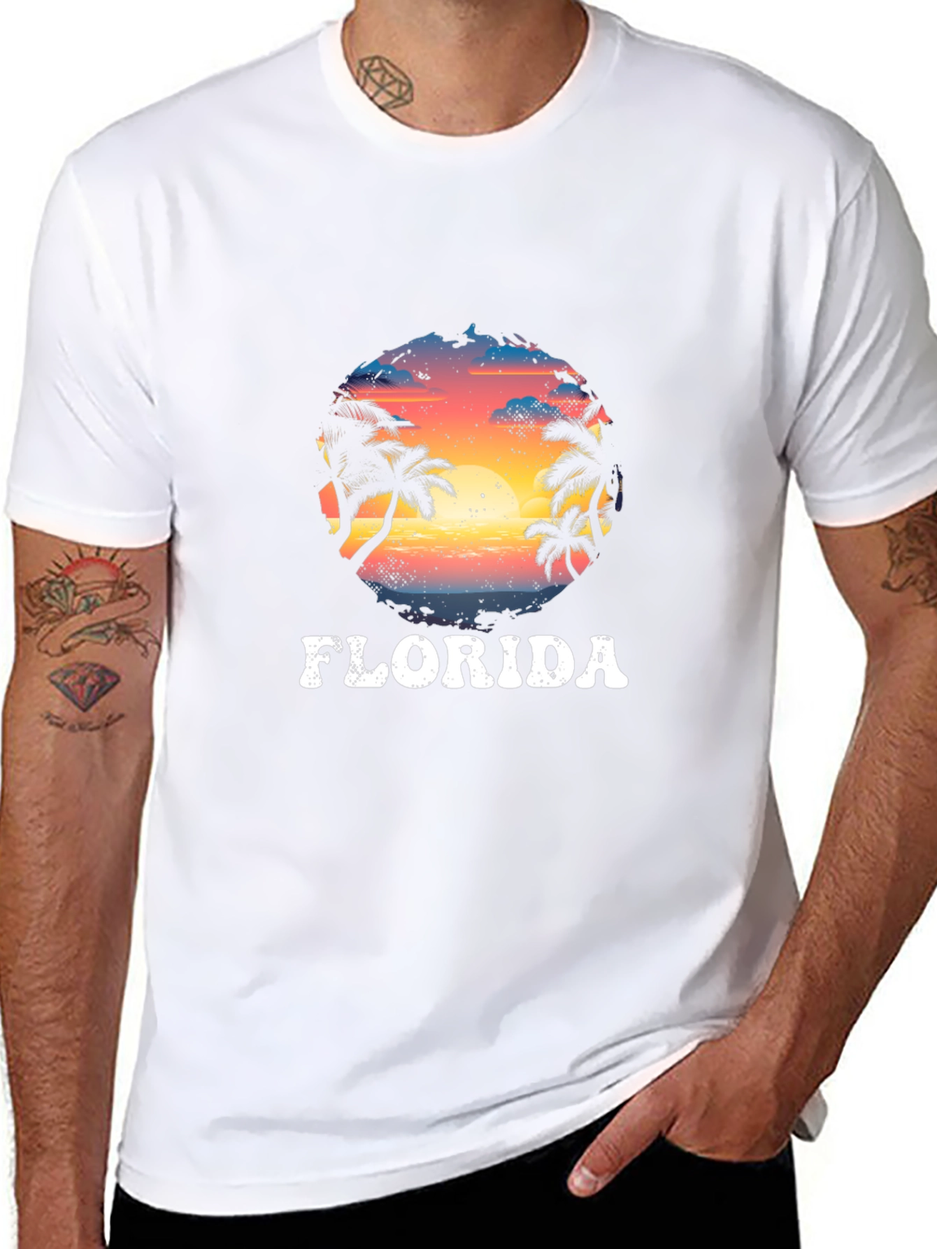 Florida Sunset Graphic T-Shirt