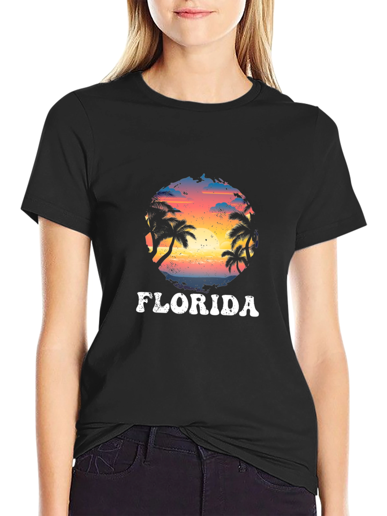 Florida Sunset Graphic T-Shirt