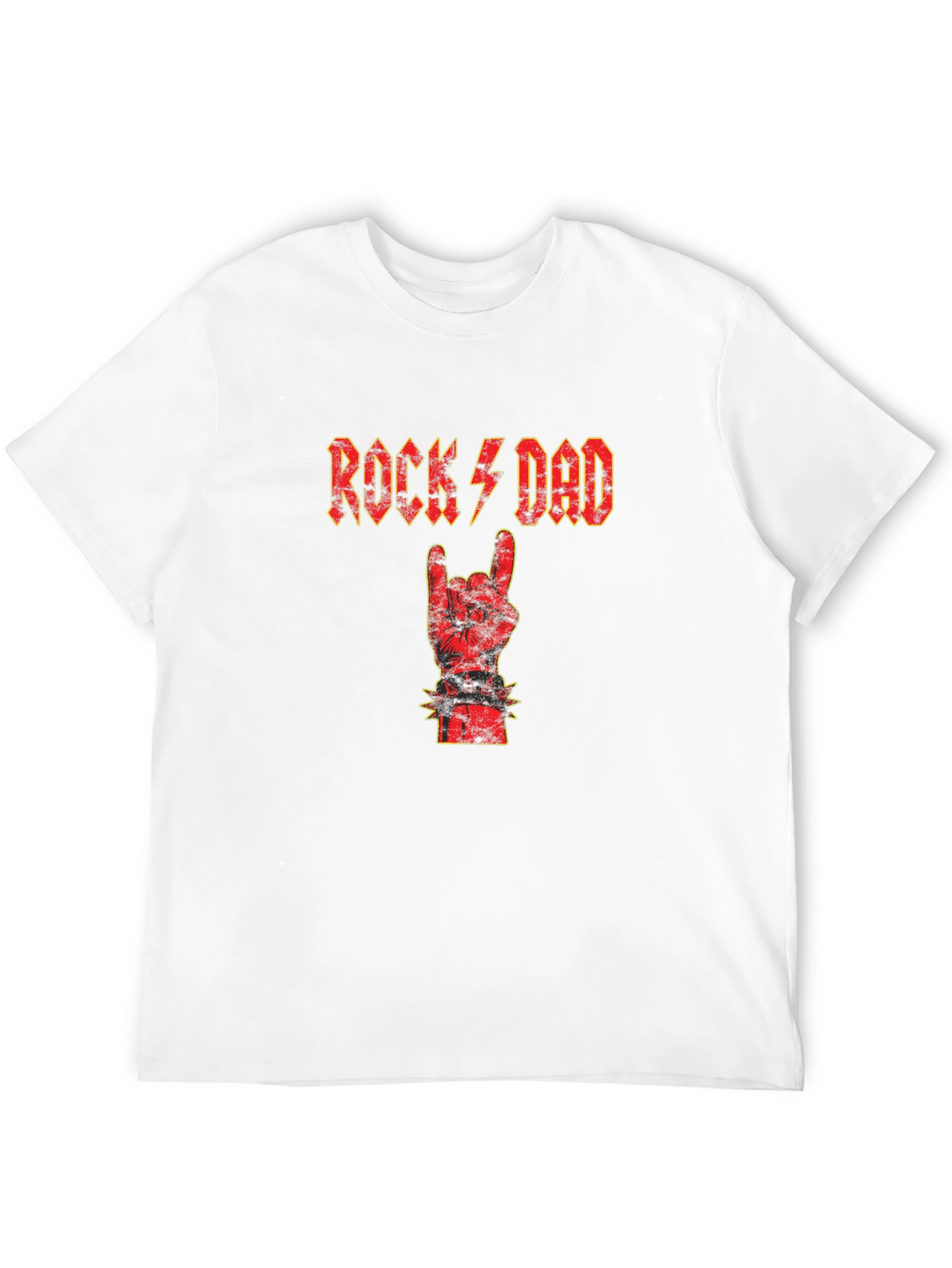 Rock Dad T-Shirt - Black Cotton Graphic Tee