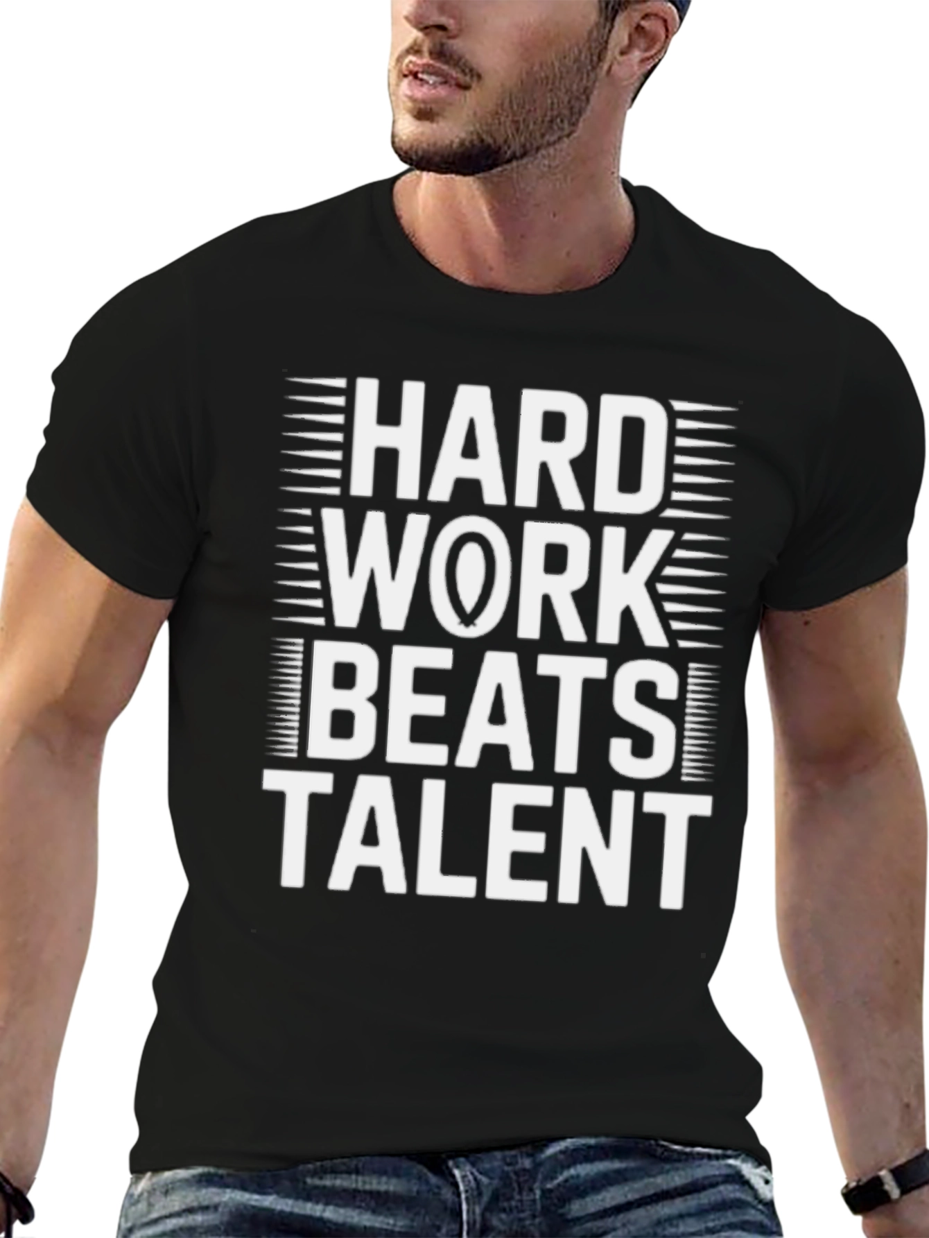 Hard Work Beats Talent Graphic T-Shirt
