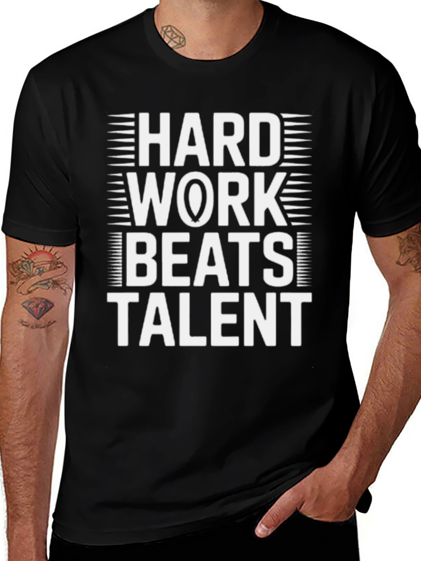 Hard Work Beats Talent Graphic T-Shirt