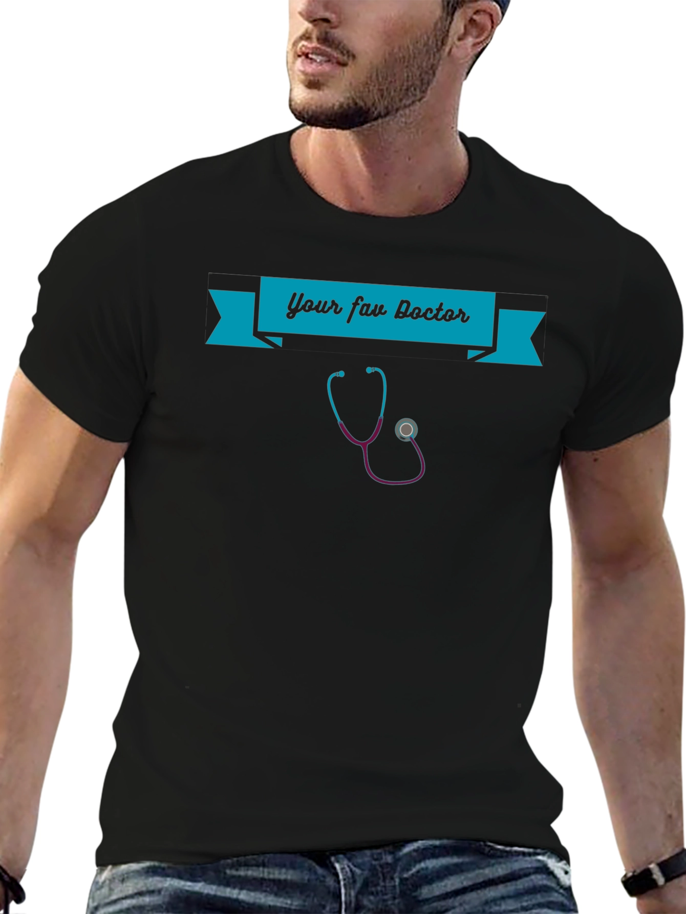 Your Fav Doctor Black T-Shirt