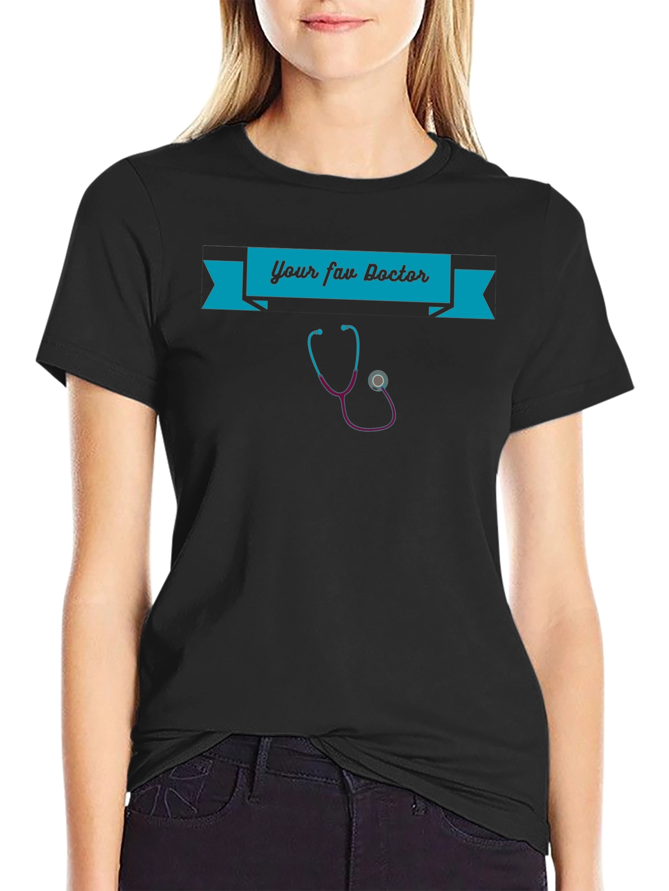 Your Fav Doctor Black T-Shirt