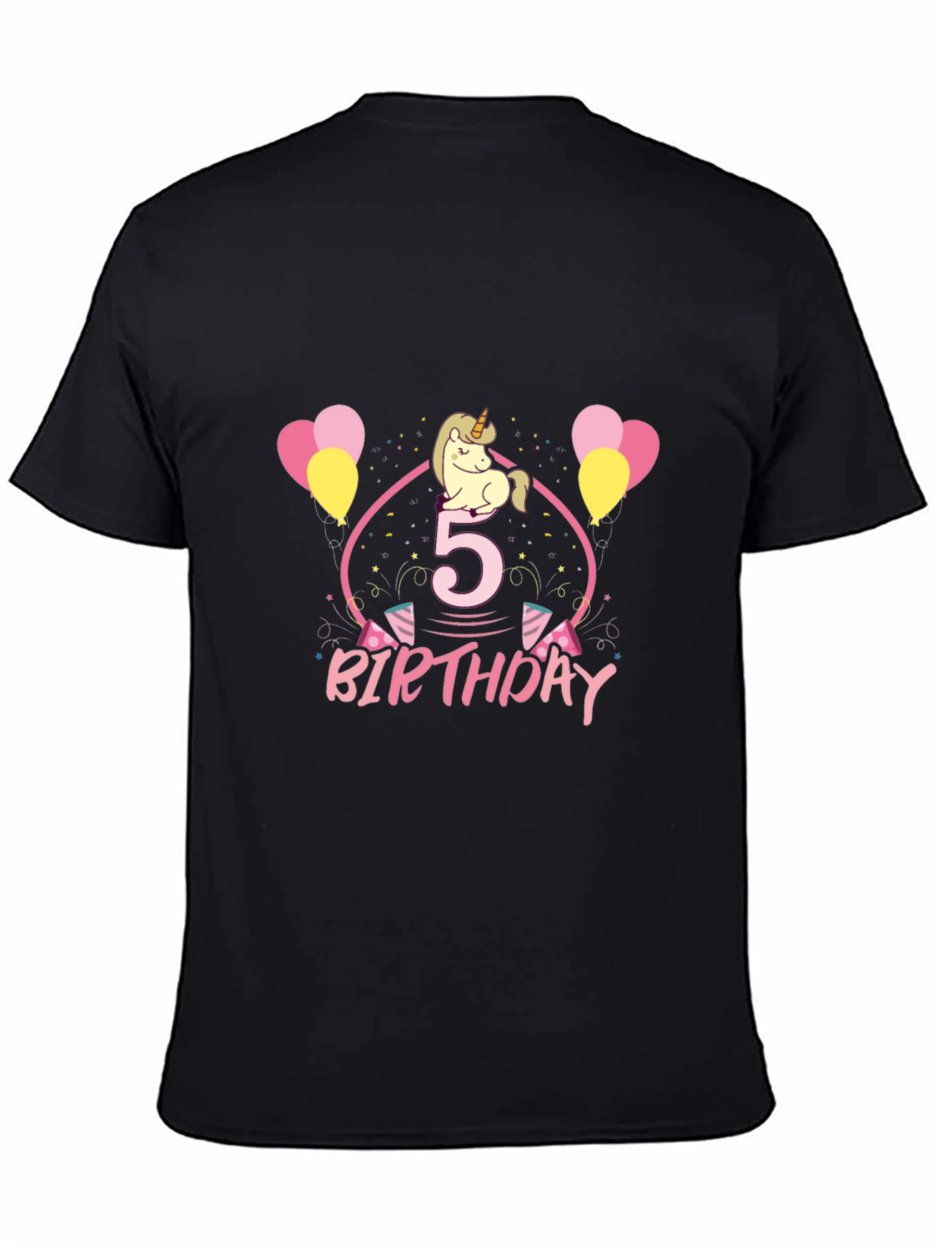 5th Birthday Unicorn T-Shirt
