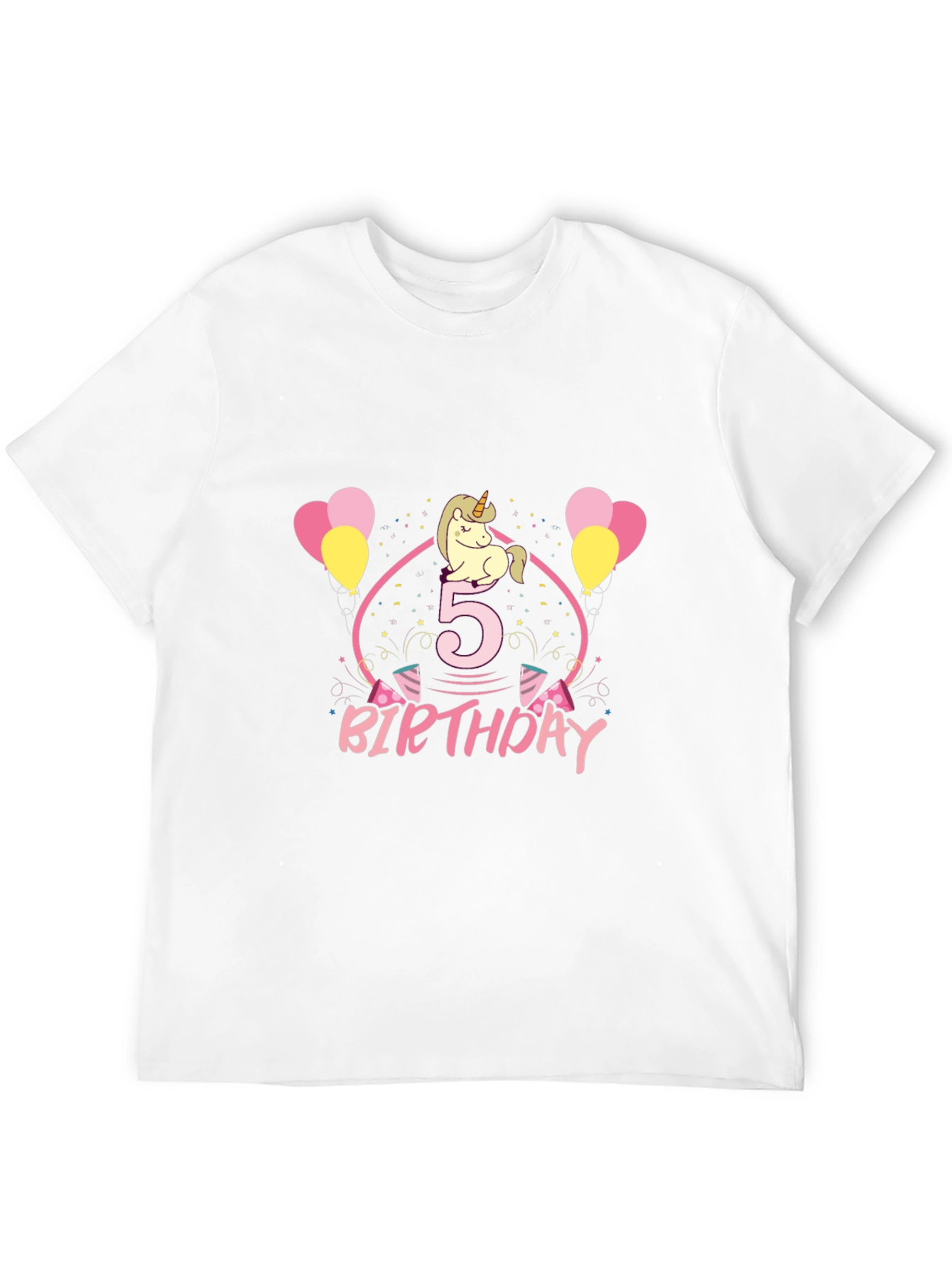 5th Birthday Unicorn T-Shirt