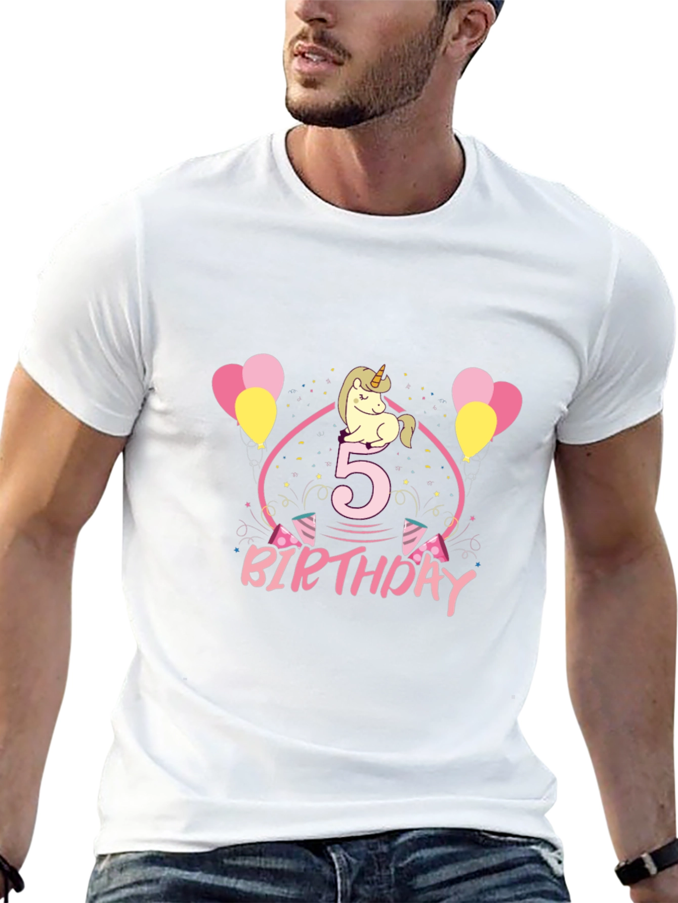 5th Birthday Unicorn T-Shirt