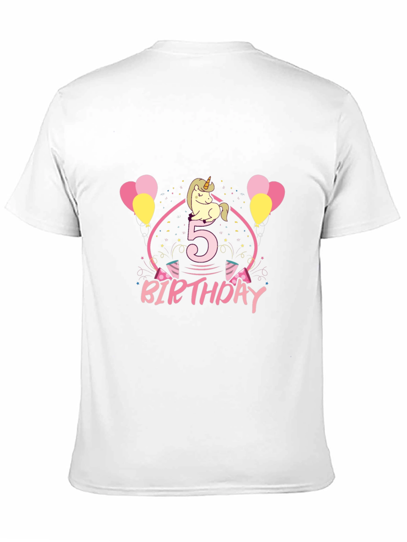 5th Birthday Unicorn T-Shirt