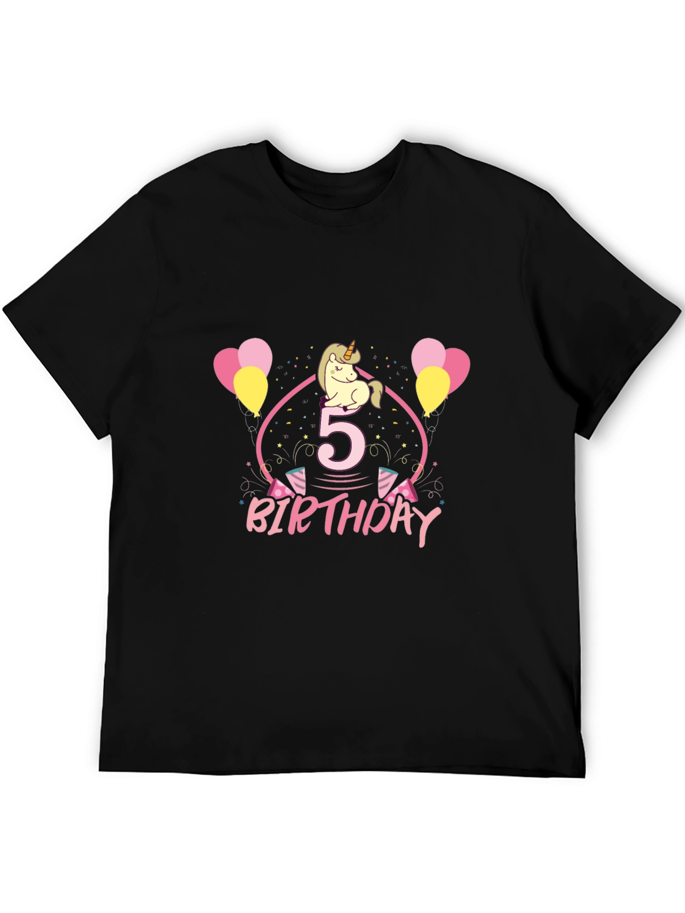 5th Birthday Unicorn T-Shirt