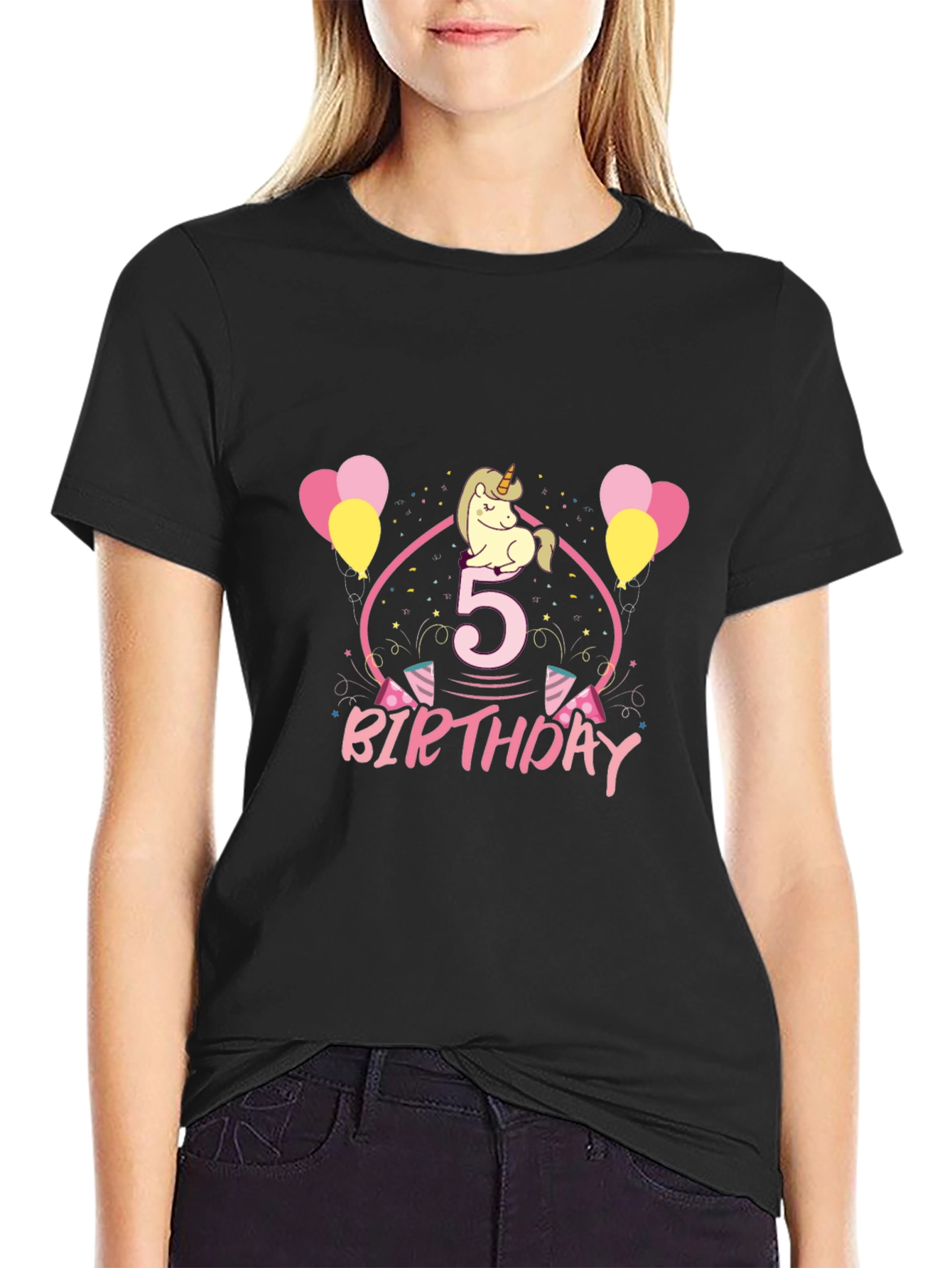 5th Birthday Unicorn T-Shirt
