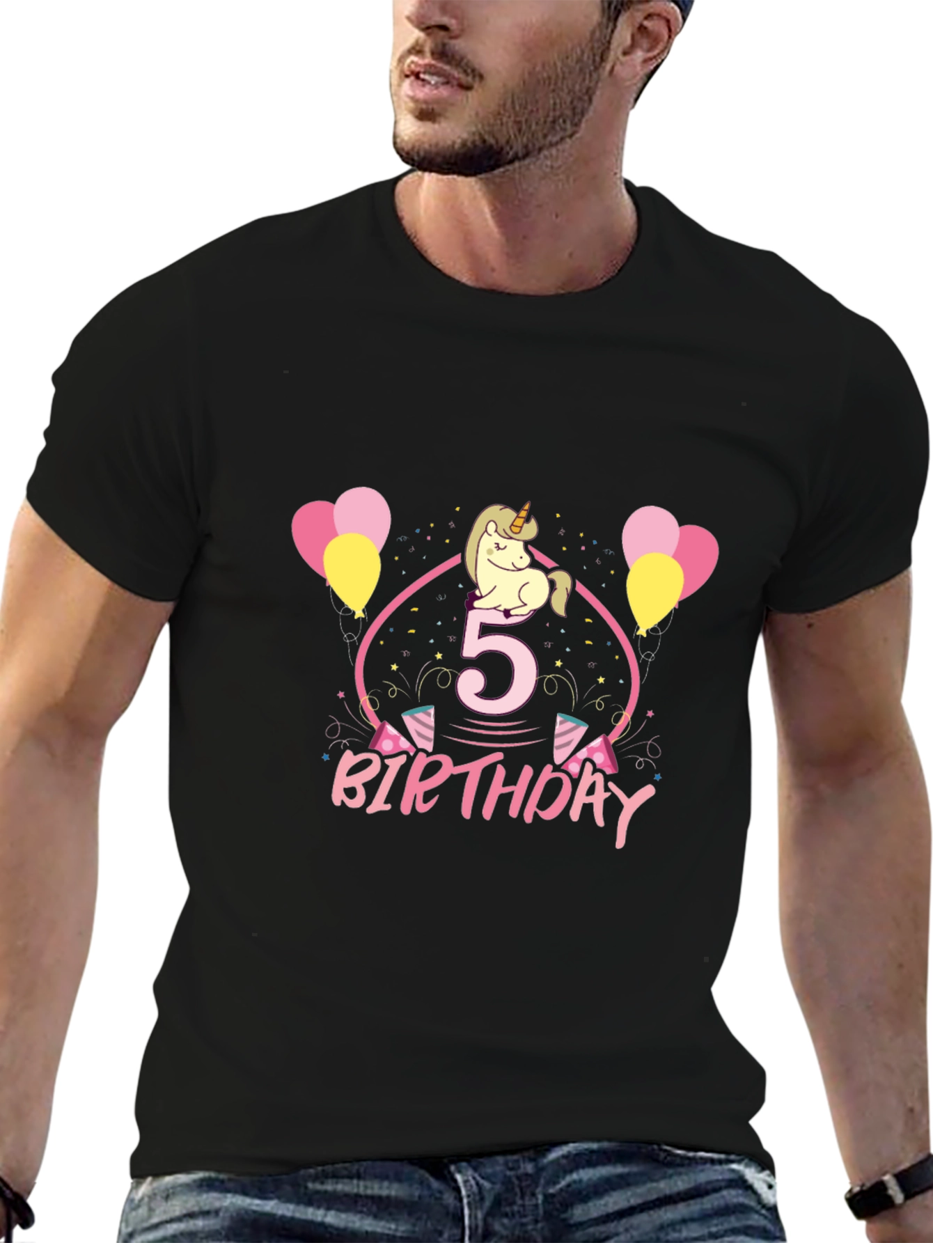 5th Birthday Unicorn T-Shirt