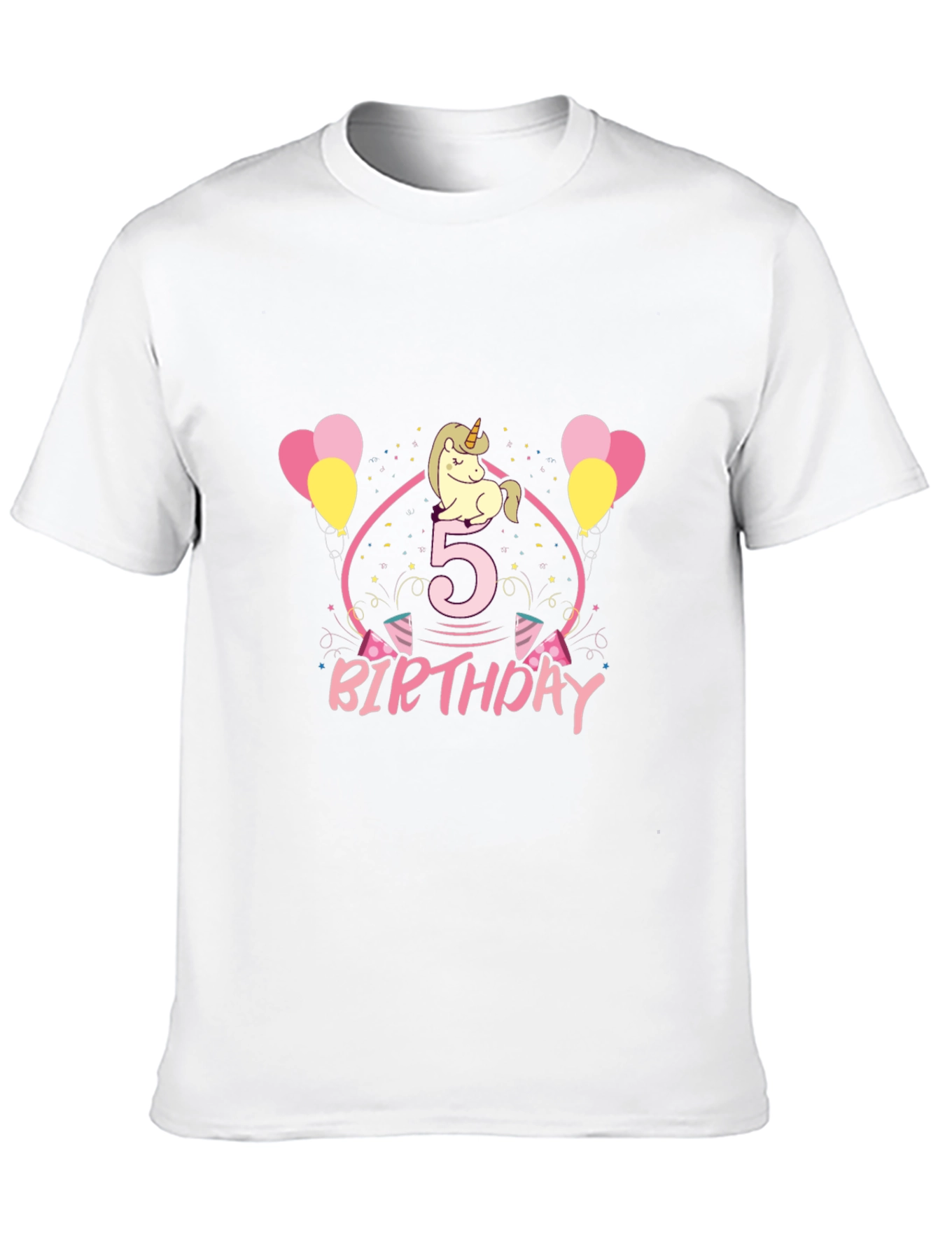 5th Birthday Unicorn T-Shirt