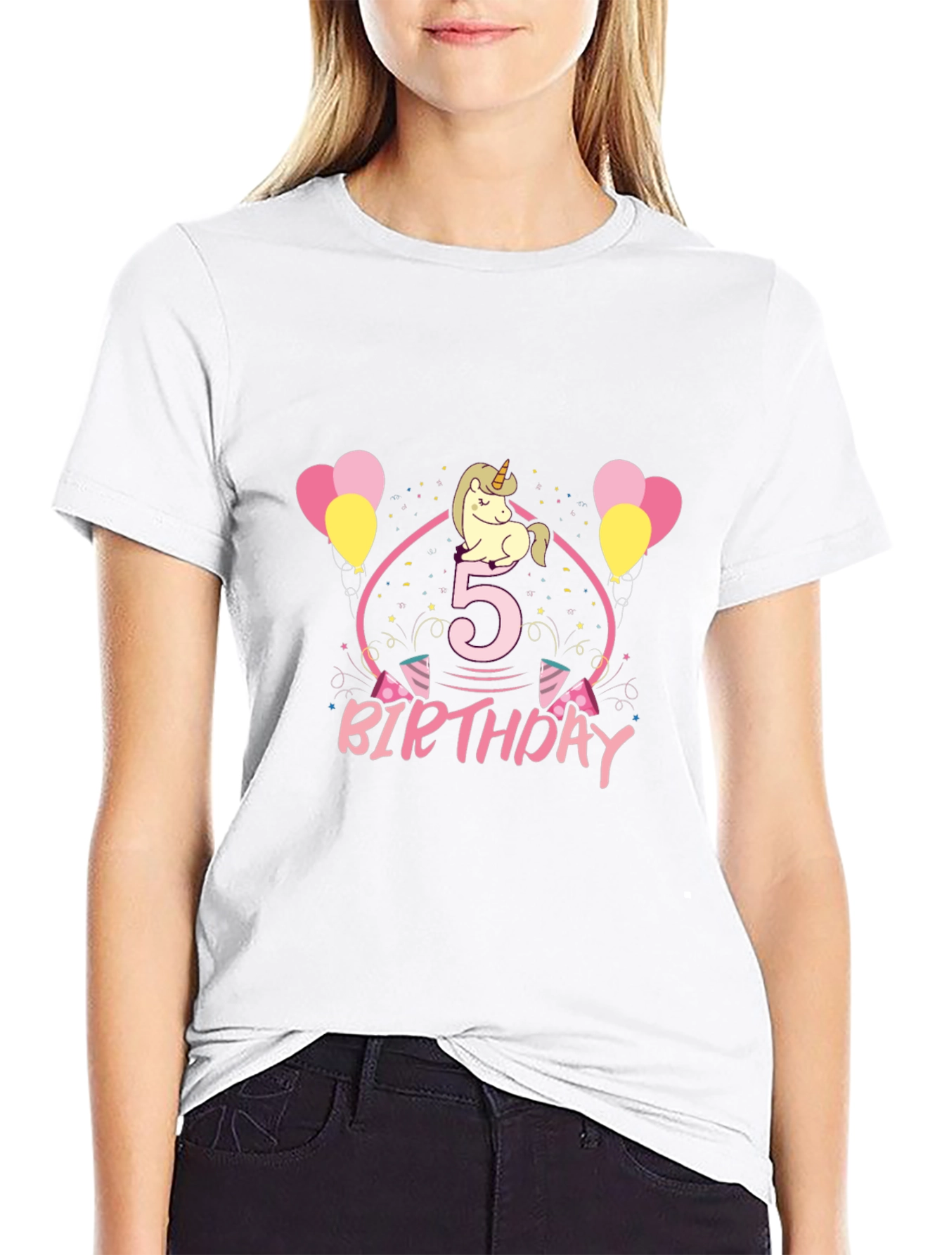 5th Birthday Unicorn T-Shirt
