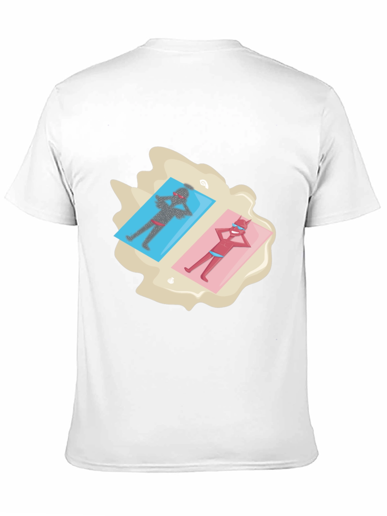 Devils on Vacation Black T-Shirt