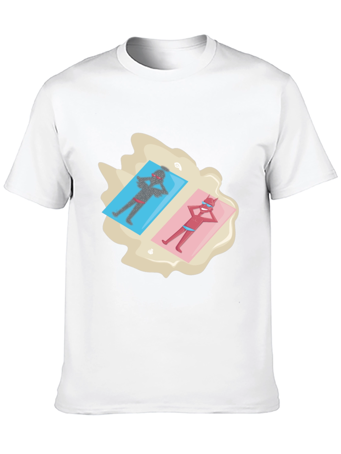 Devils on Vacation Black T-Shirt