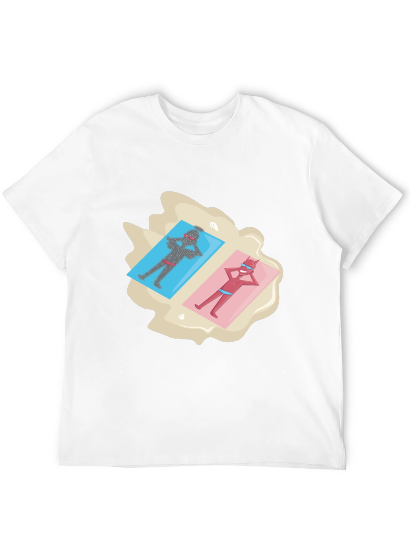 Devils on Vacation Black T-Shirt