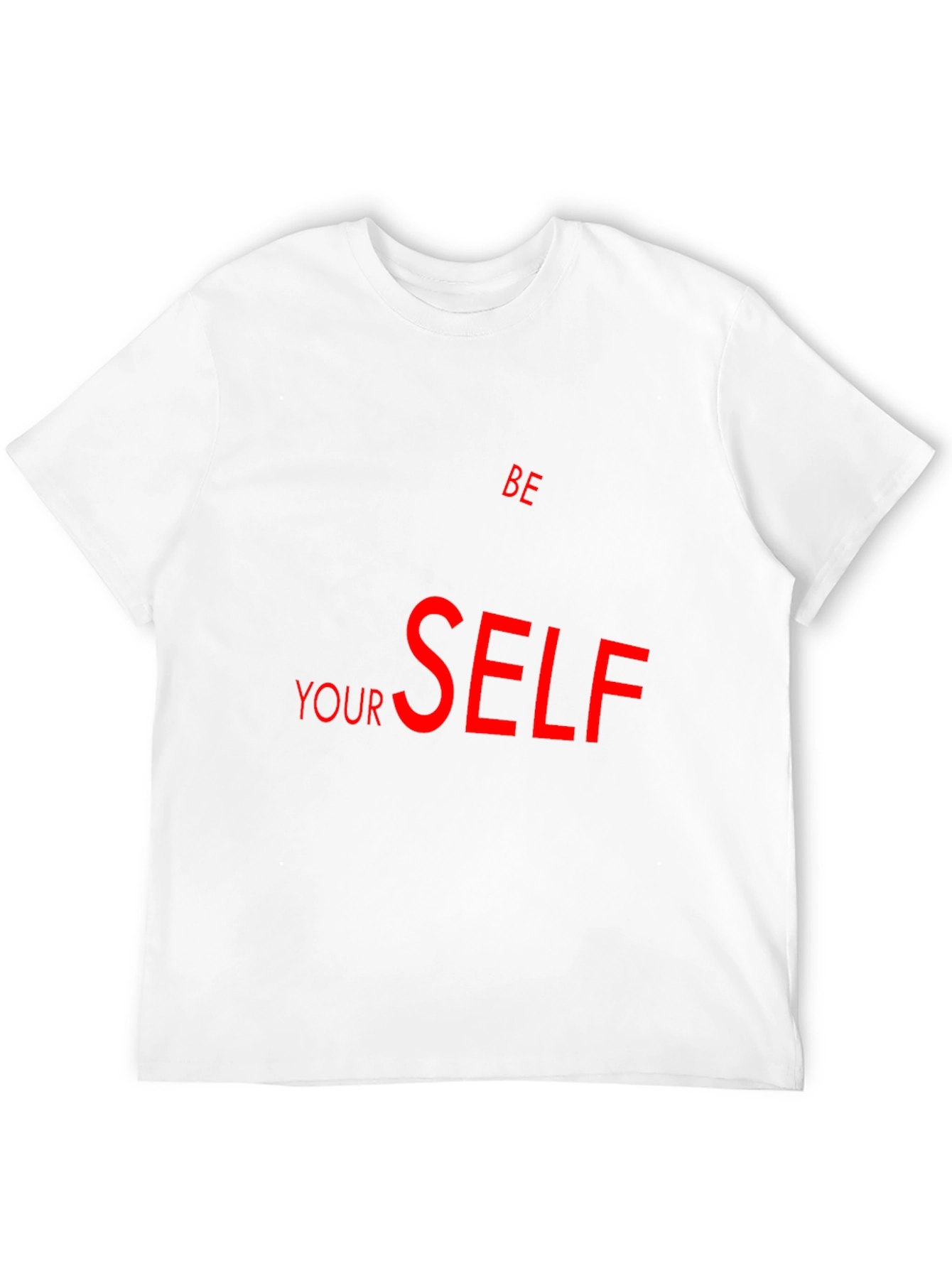 Be Yourself Graphic Black T-Shirt
