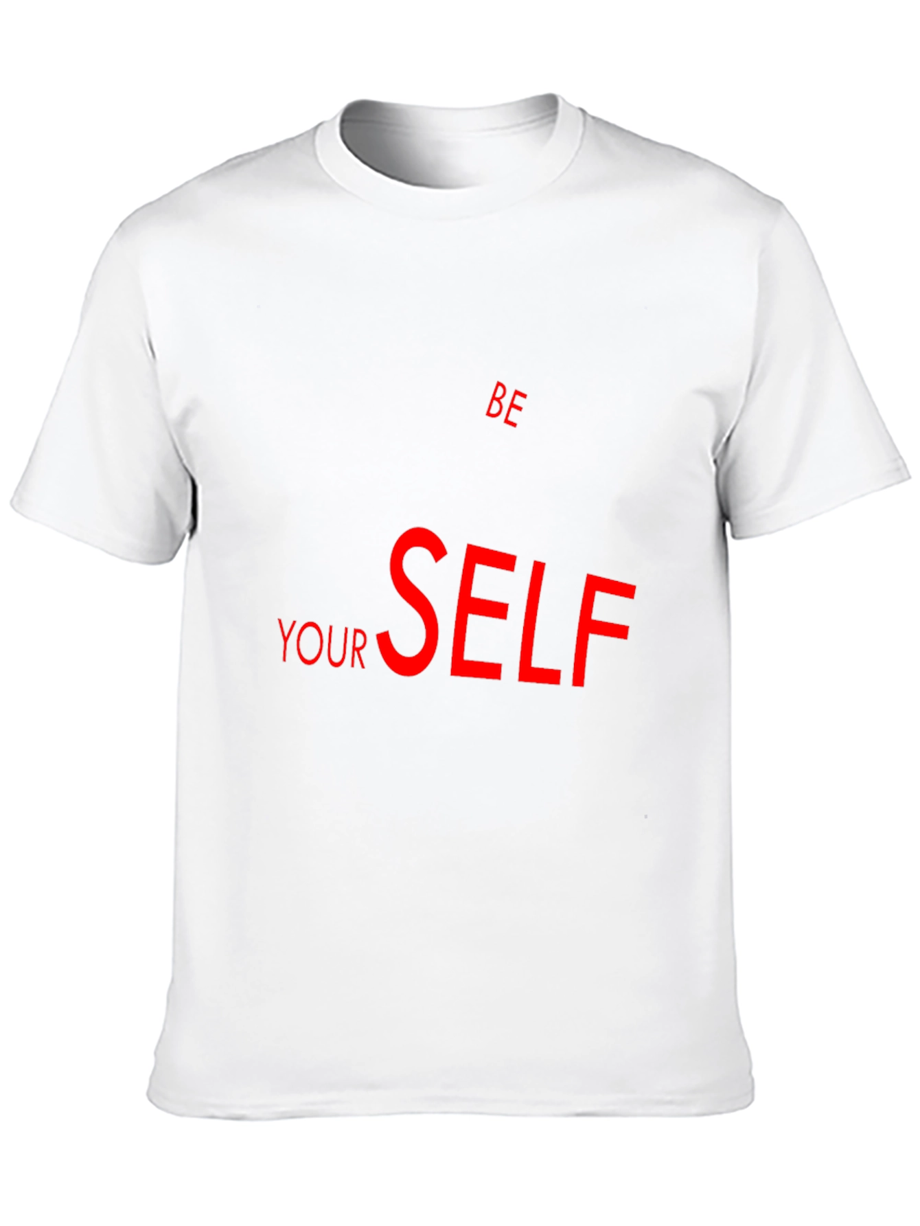 Be Yourself Graphic Black T-Shirt