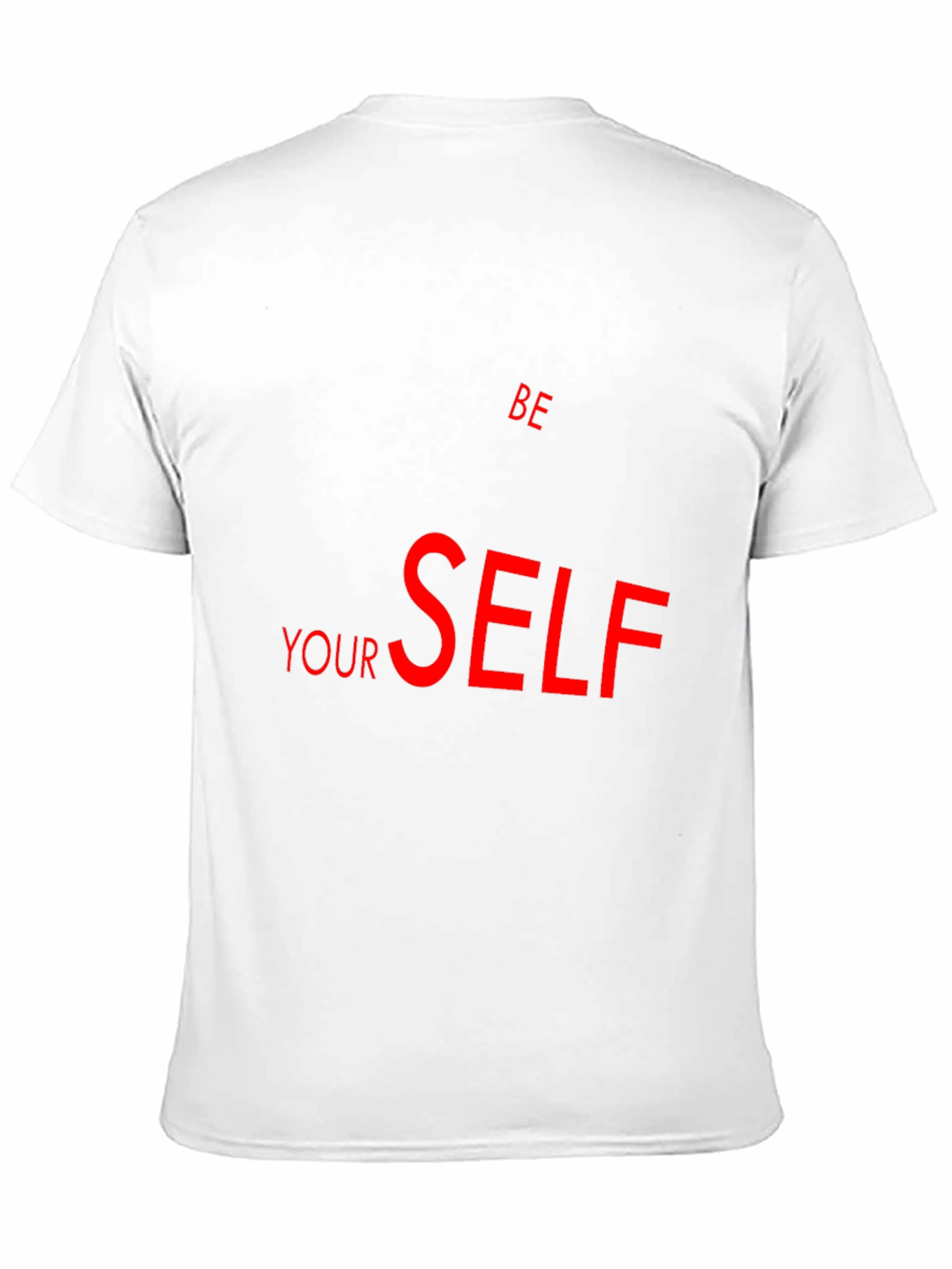 Be Yourself Graphic Black T-Shirt