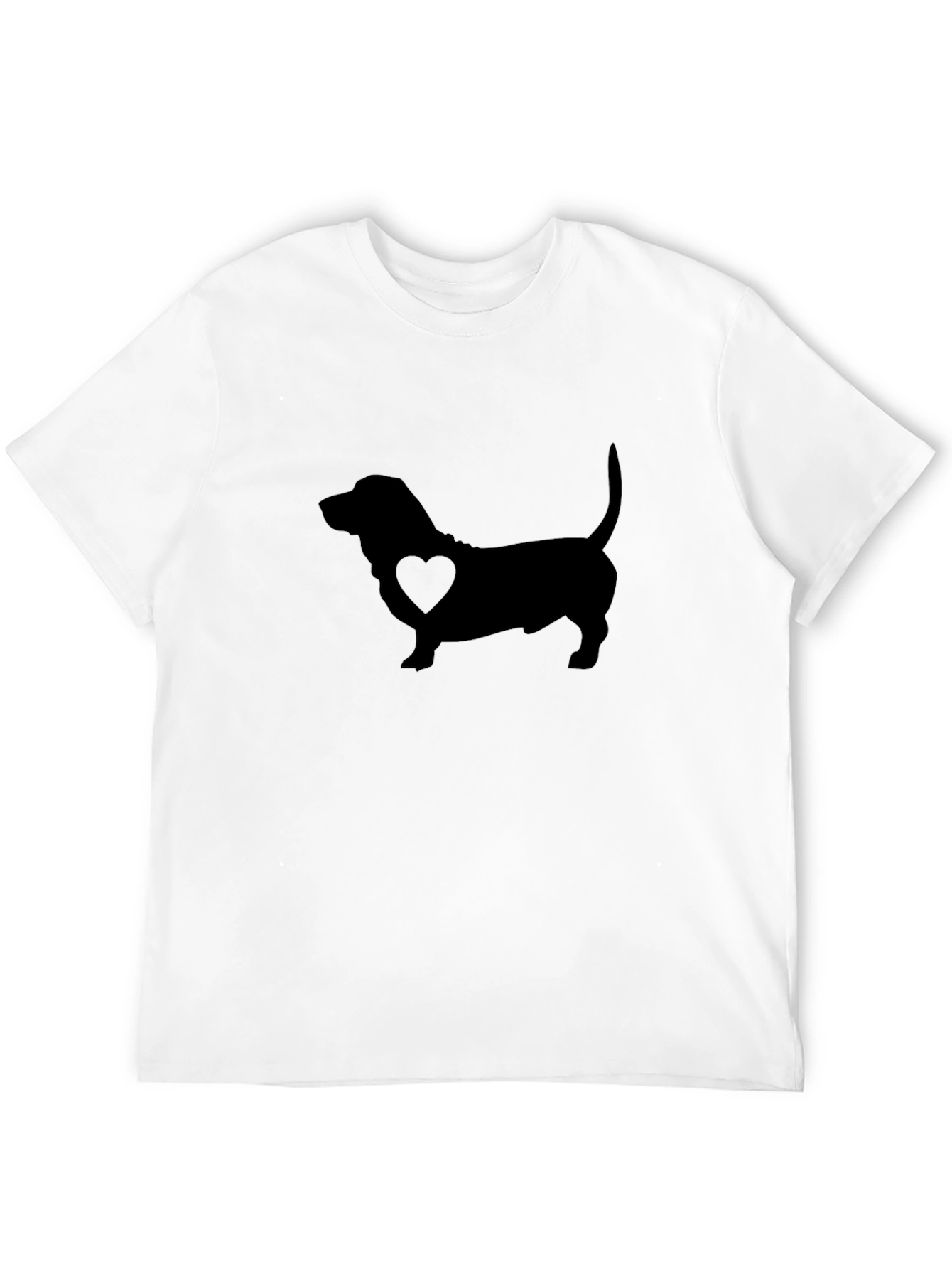 Dachshund Love Mens Black T-Shirt