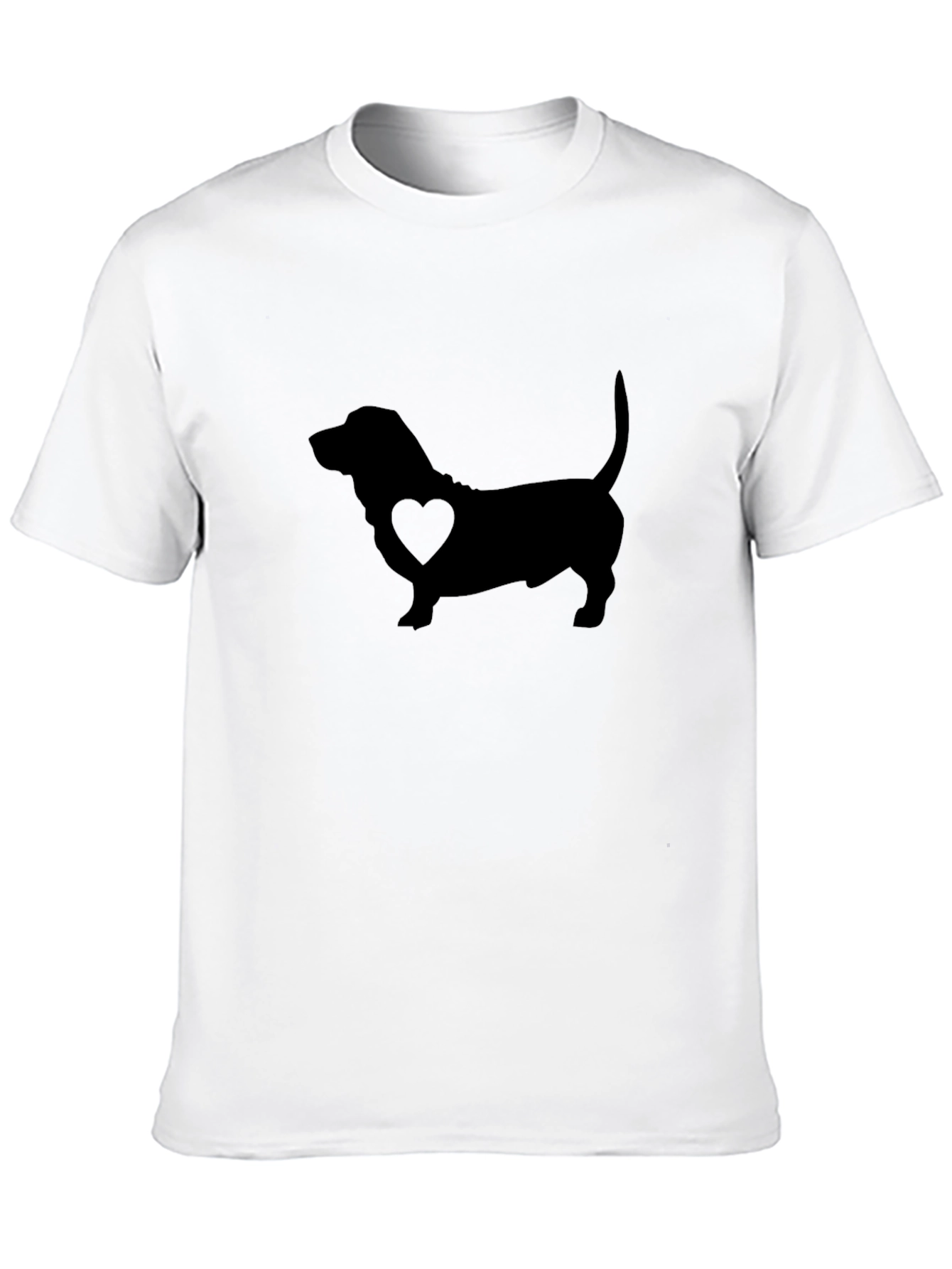 Dachshund Love Mens Black T-Shirt