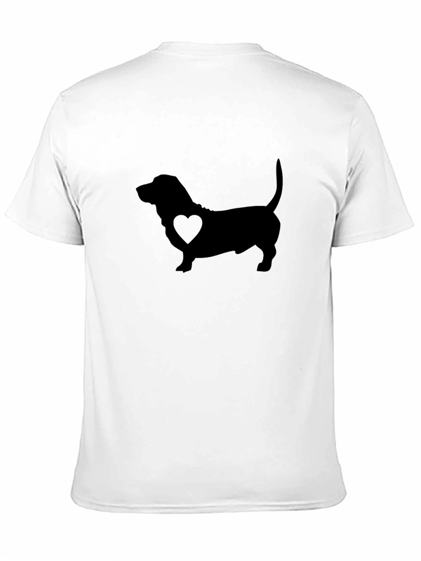 Dachshund Love Mens Black T-Shirt